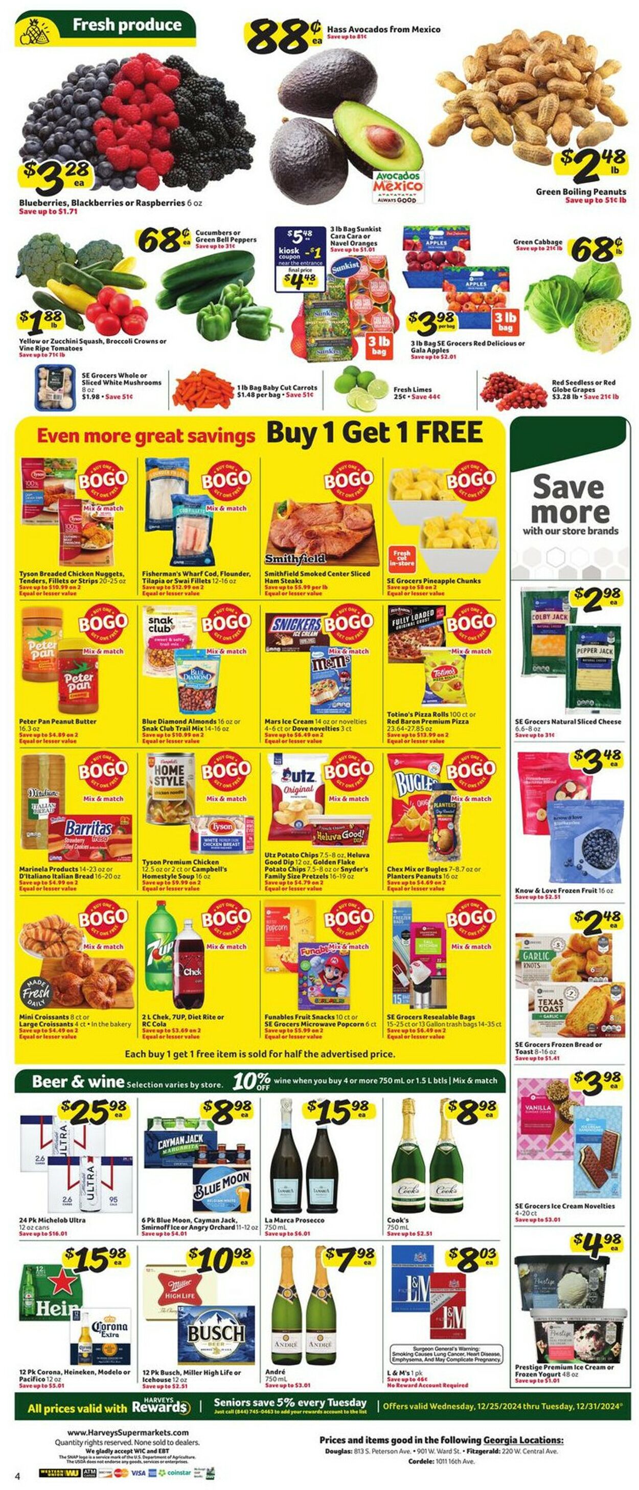 Catalogue Harveys Supermarket from 12/25/2024