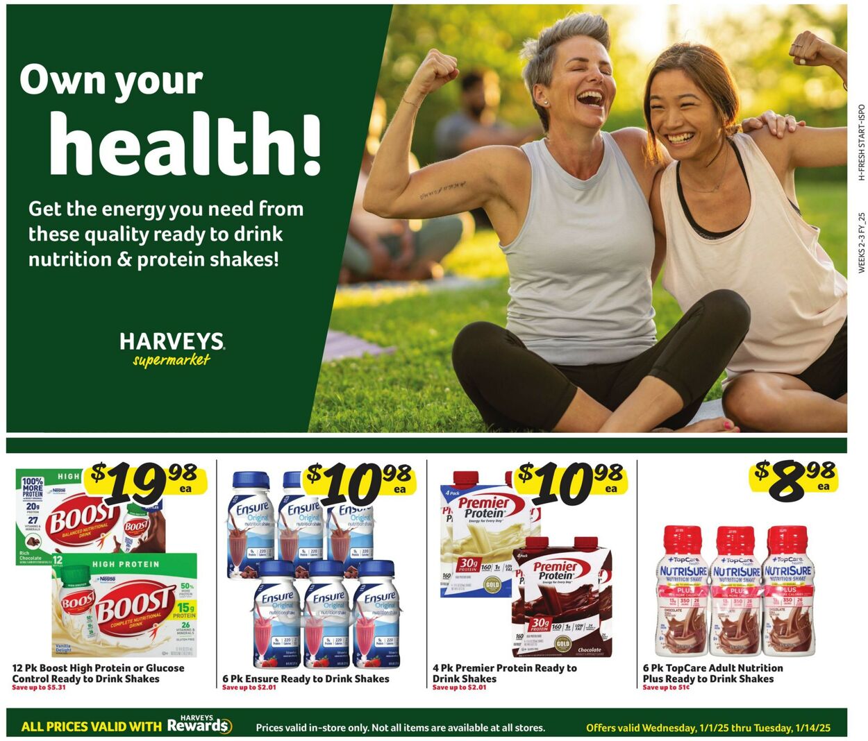 Catalogue Harveys Supermarket from 01/01/2025