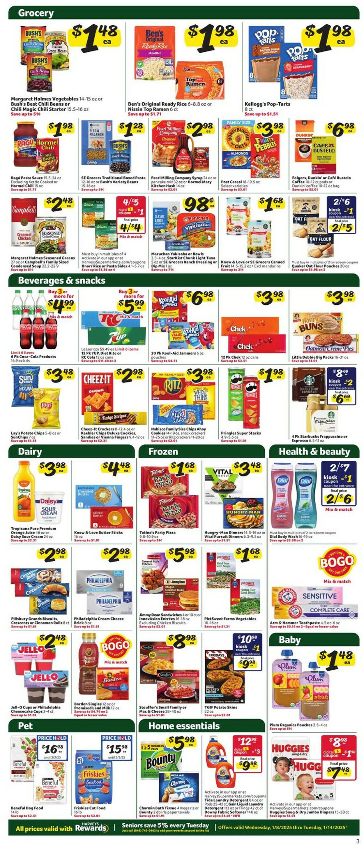 Catalogue Harveys Supermarket from 01/08/2025