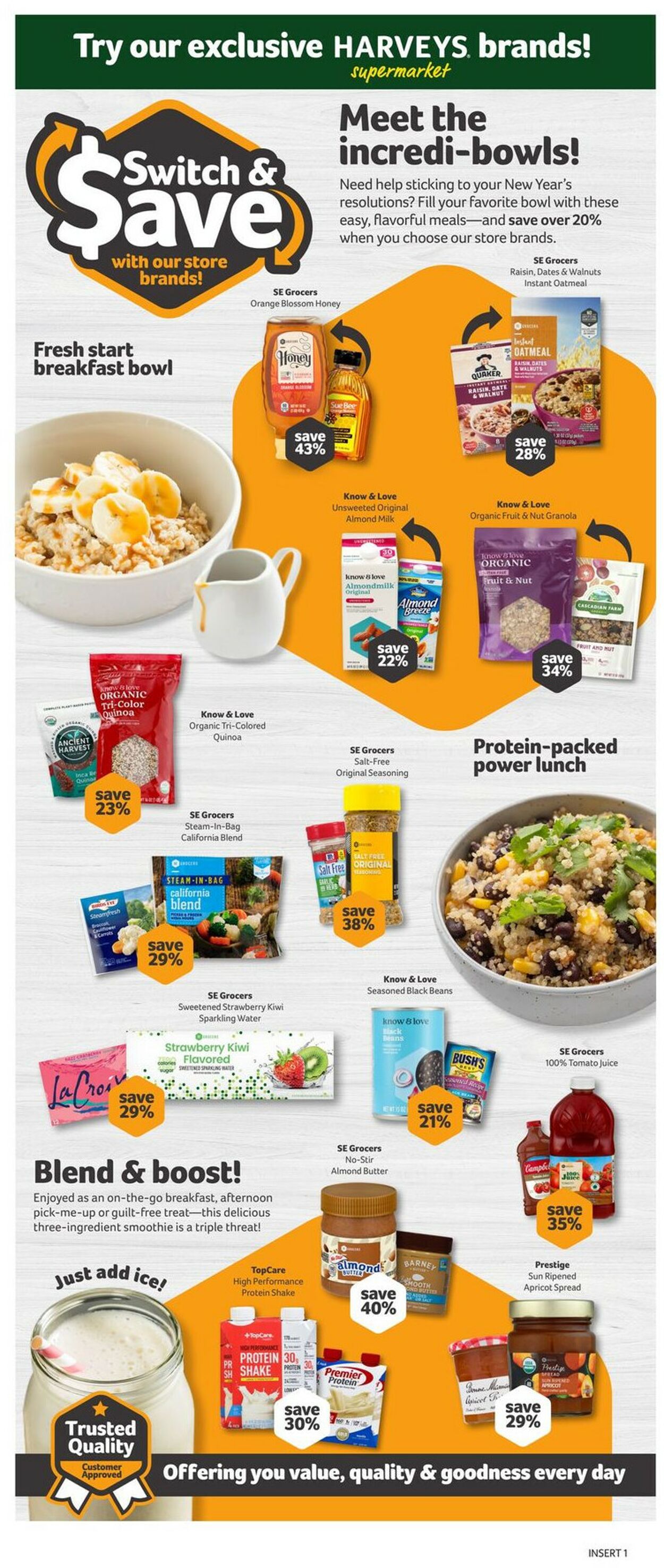 Catalogue Harveys Supermarket from 01/15/2025