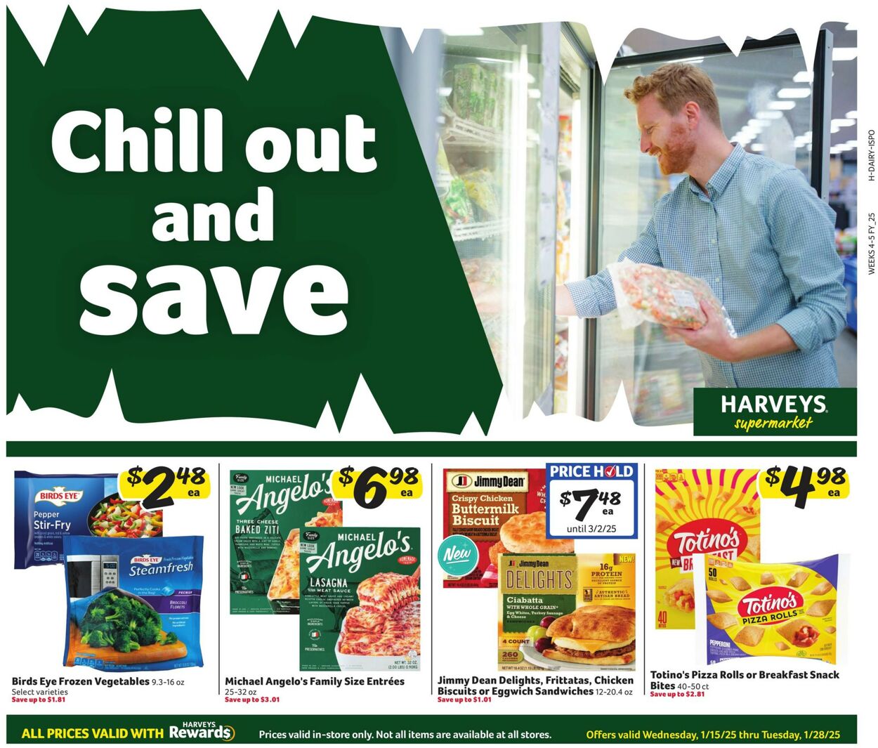 Catalogue Harveys Supermarket from 01/15/2025