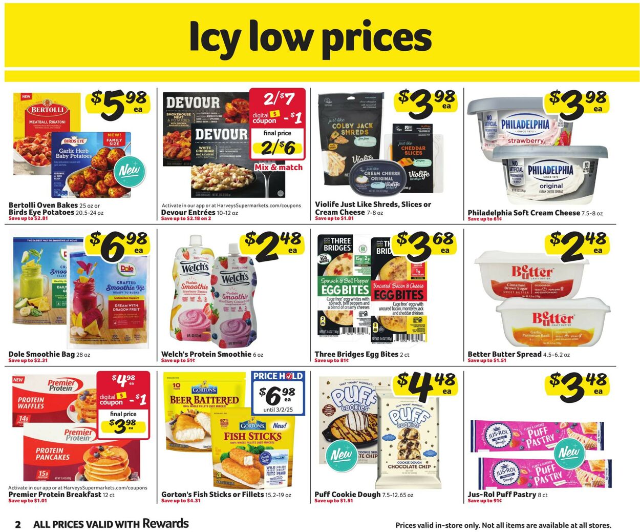 Catalogue Harveys Supermarket from 01/15/2025