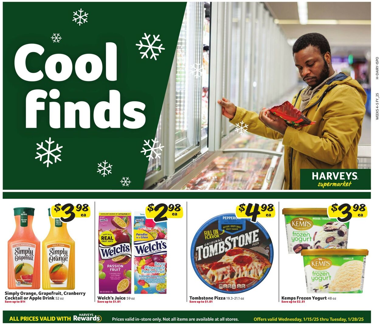 Catalogue Harveys Supermarket from 01/15/2025