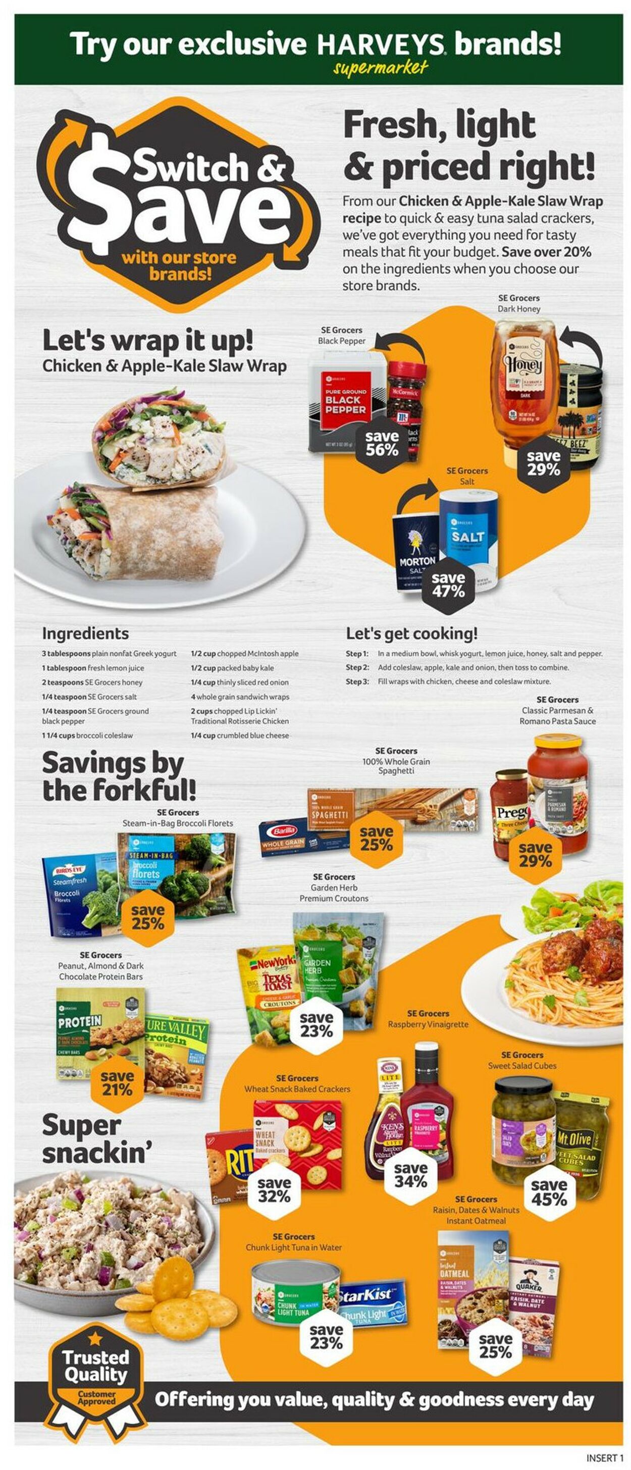 Catalogue Harveys Supermarket from 01/22/2025