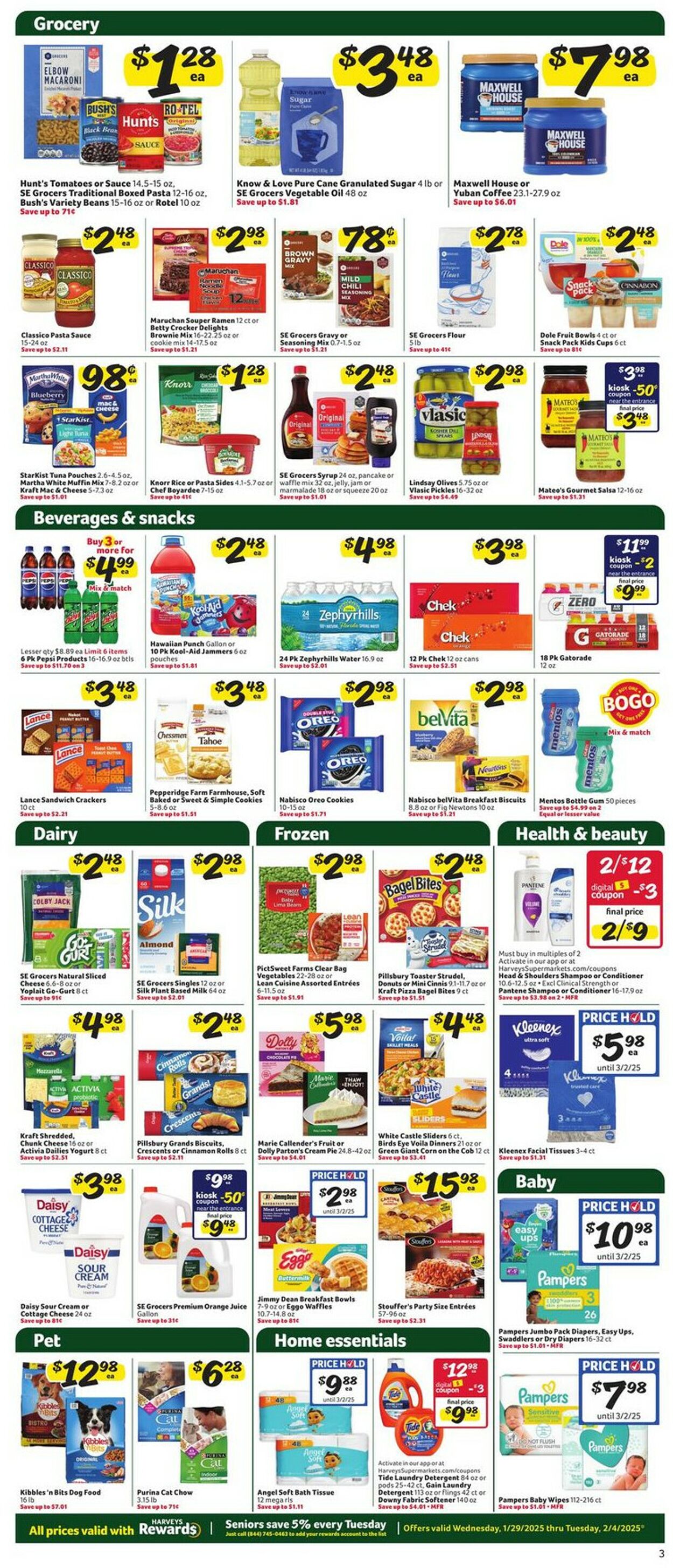 Catalogue Harveys Supermarket from 01/29/2025