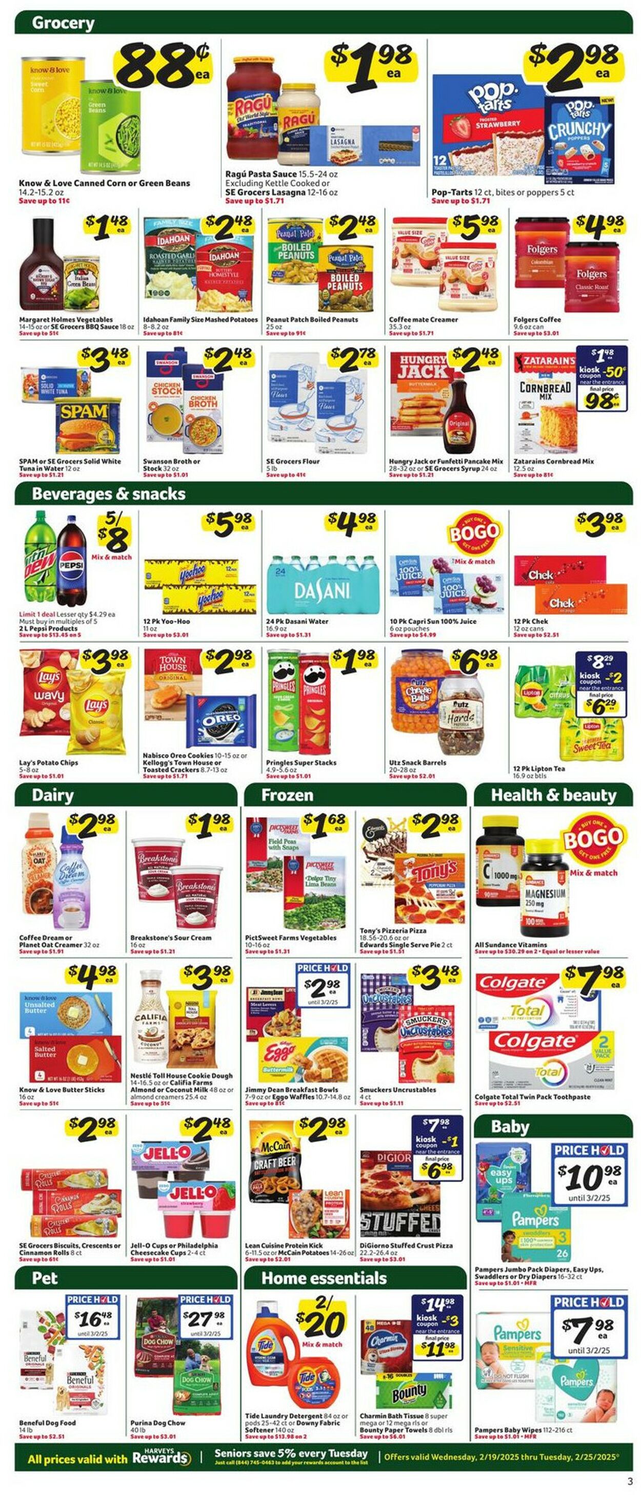 Catalogue Harveys Supermarket from 02/19/2025