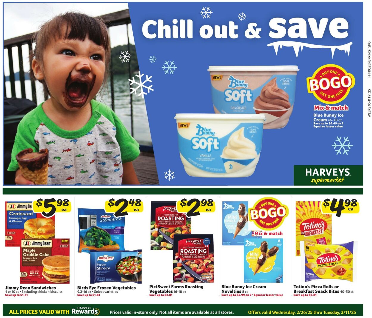 Catalogue Harveys Supermarket from 02/26/2025