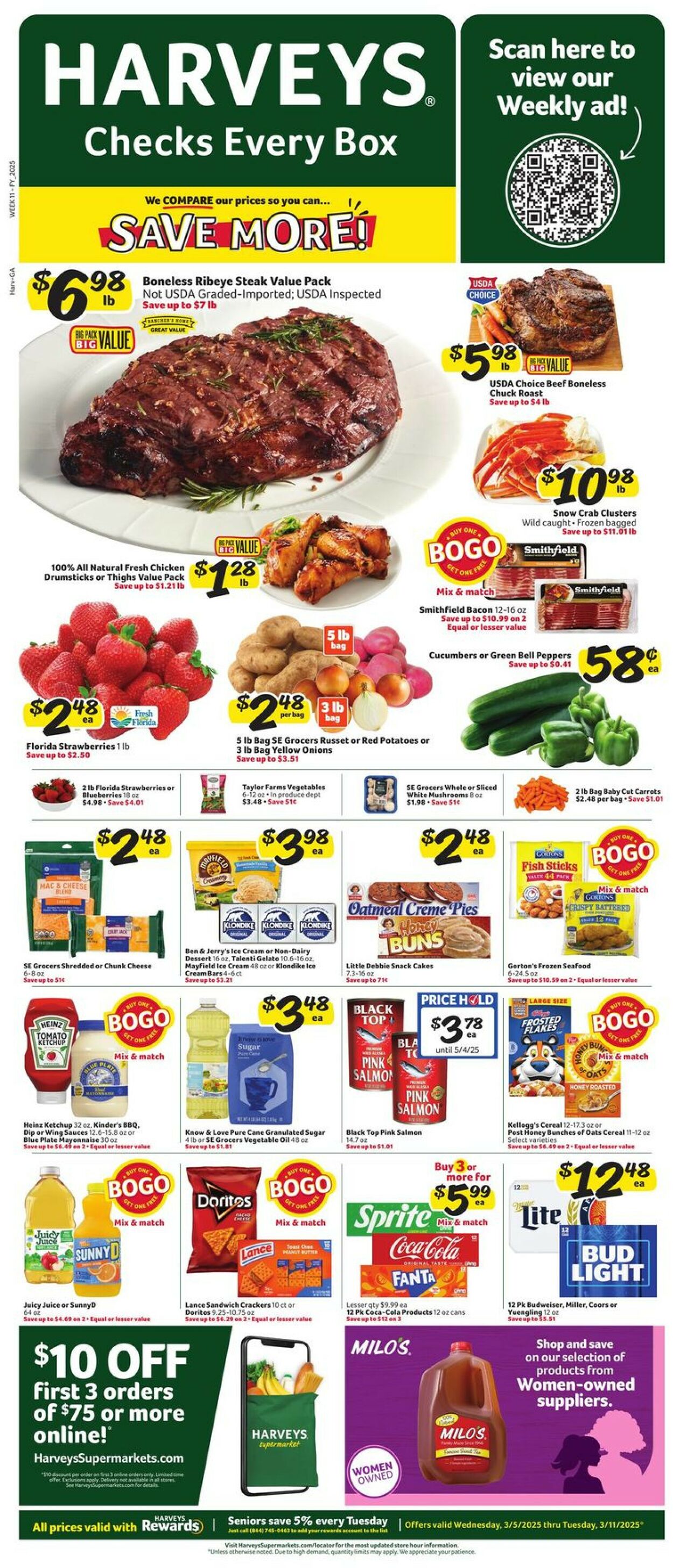 Catalogue Harveys Supermarket from 03/05/2025