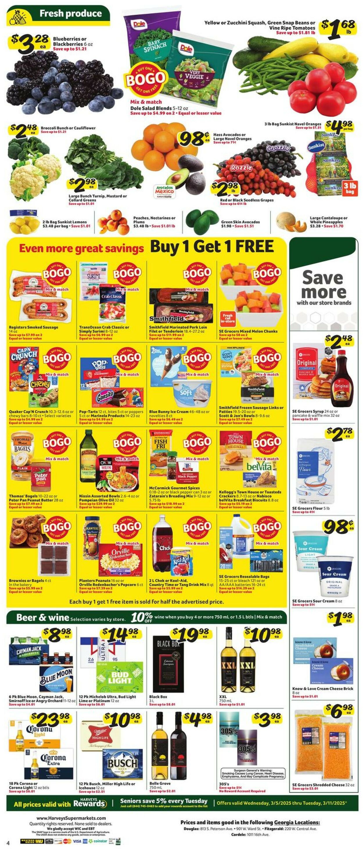 Catalogue Harveys Supermarket from 03/05/2025