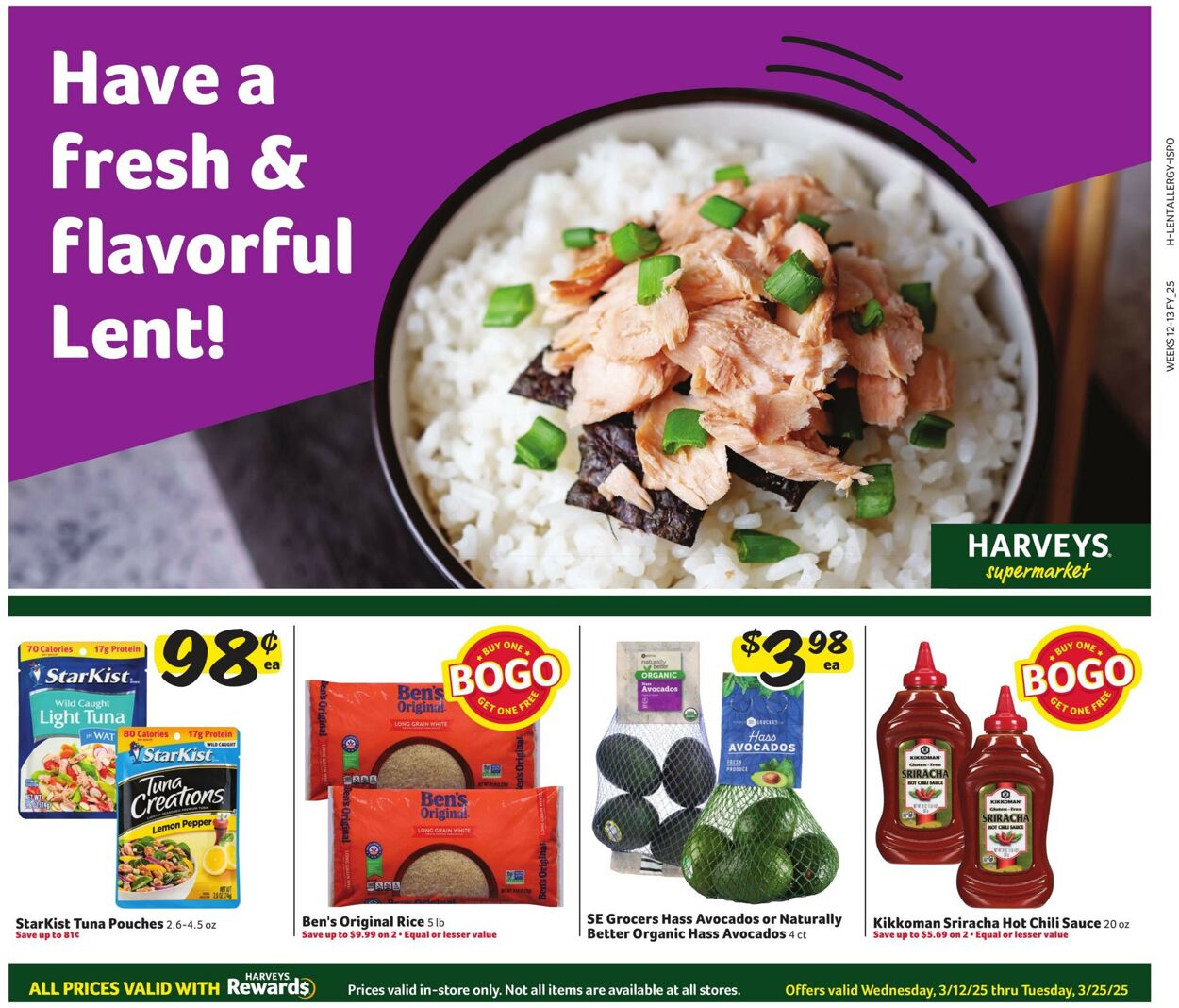 Catalogue Harveys Supermarket from 03/12/2025