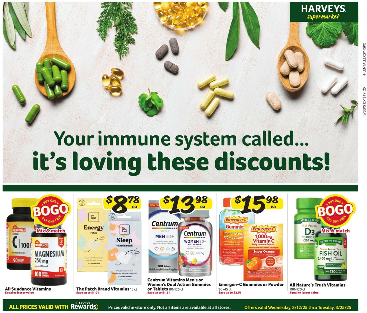 Catalogue Harveys Supermarket from 03/12/2025