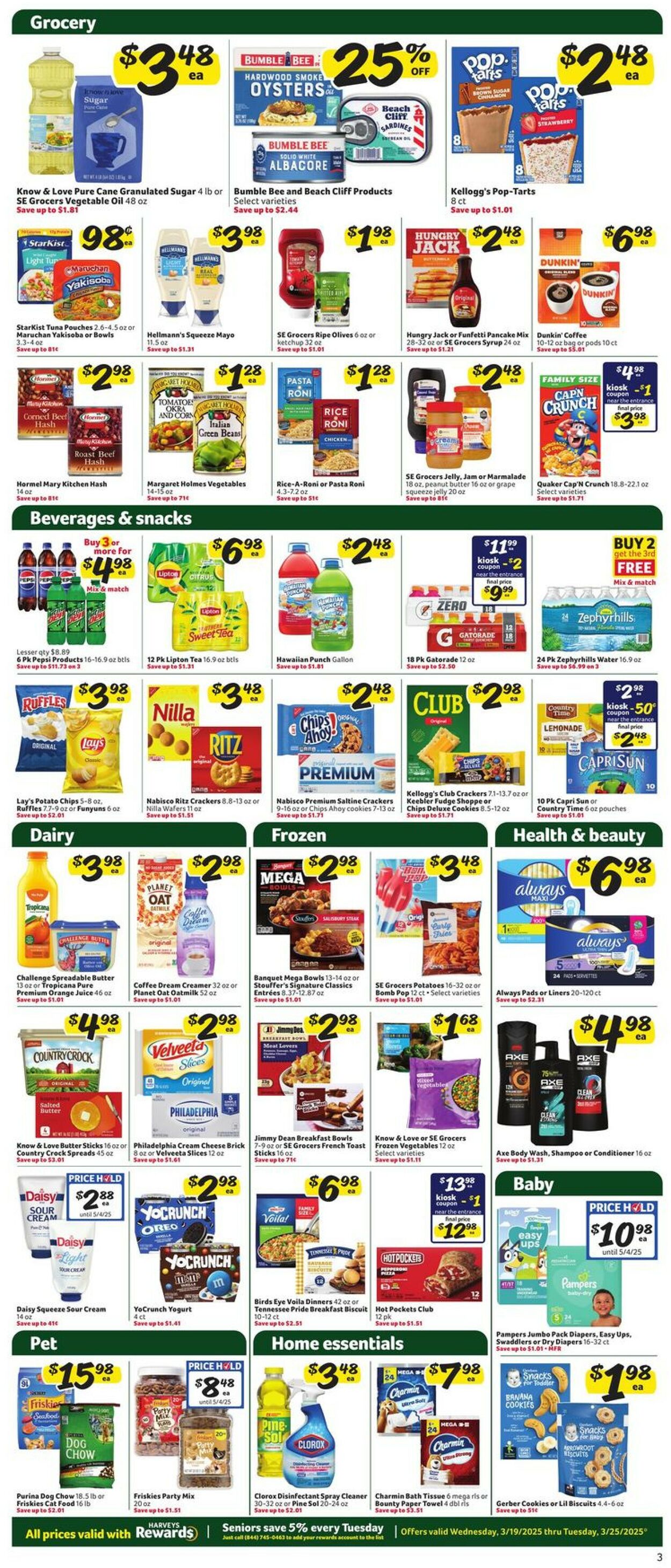 Catalogue Harveys Supermarket from 03/19/2025