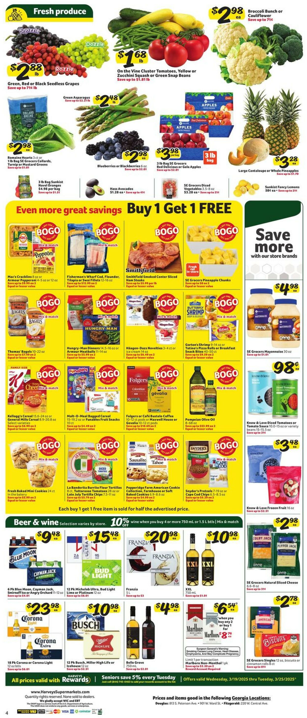 Catalogue Harveys Supermarket from 03/19/2025