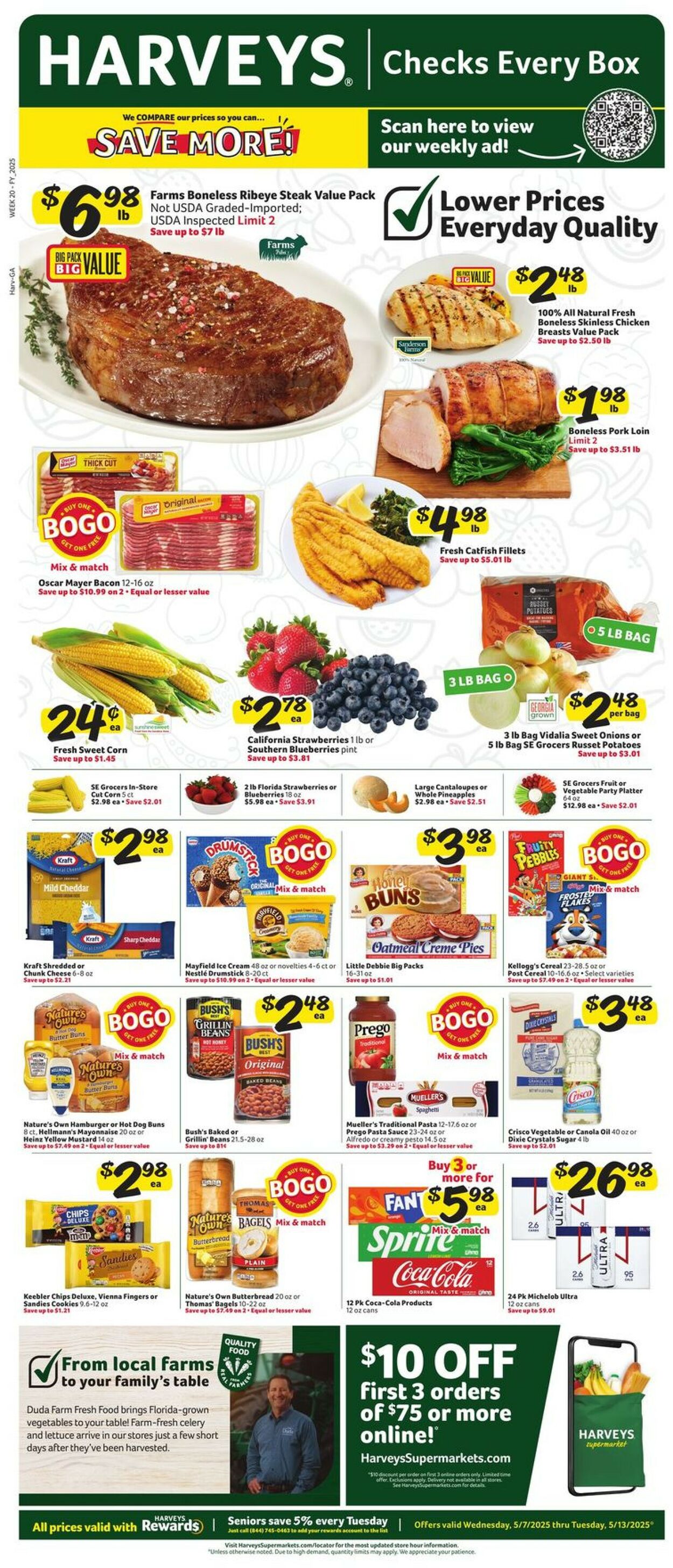 Catalogue Harveys Supermarket from 05/07/2025