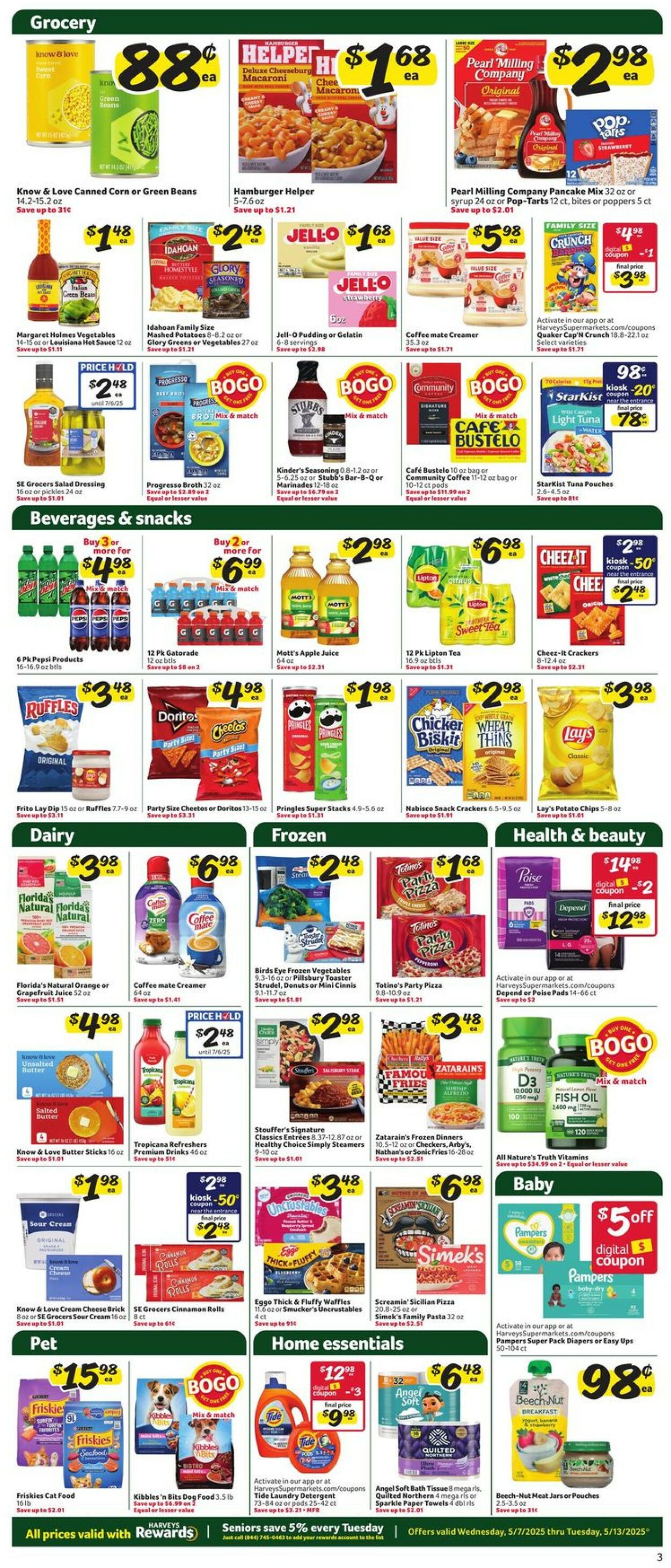 Catalogue Harveys Supermarket from 05/07/2025