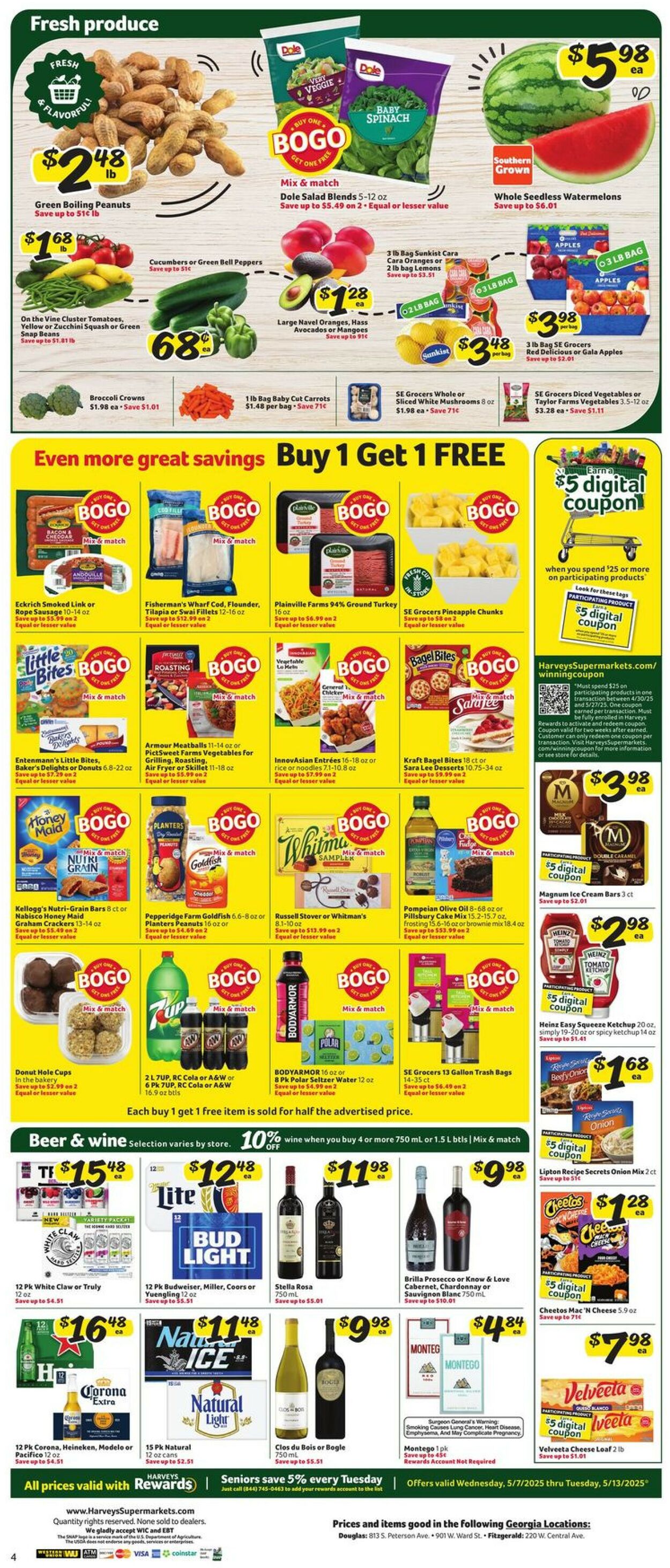 Catalogue Harveys Supermarket from 05/07/2025