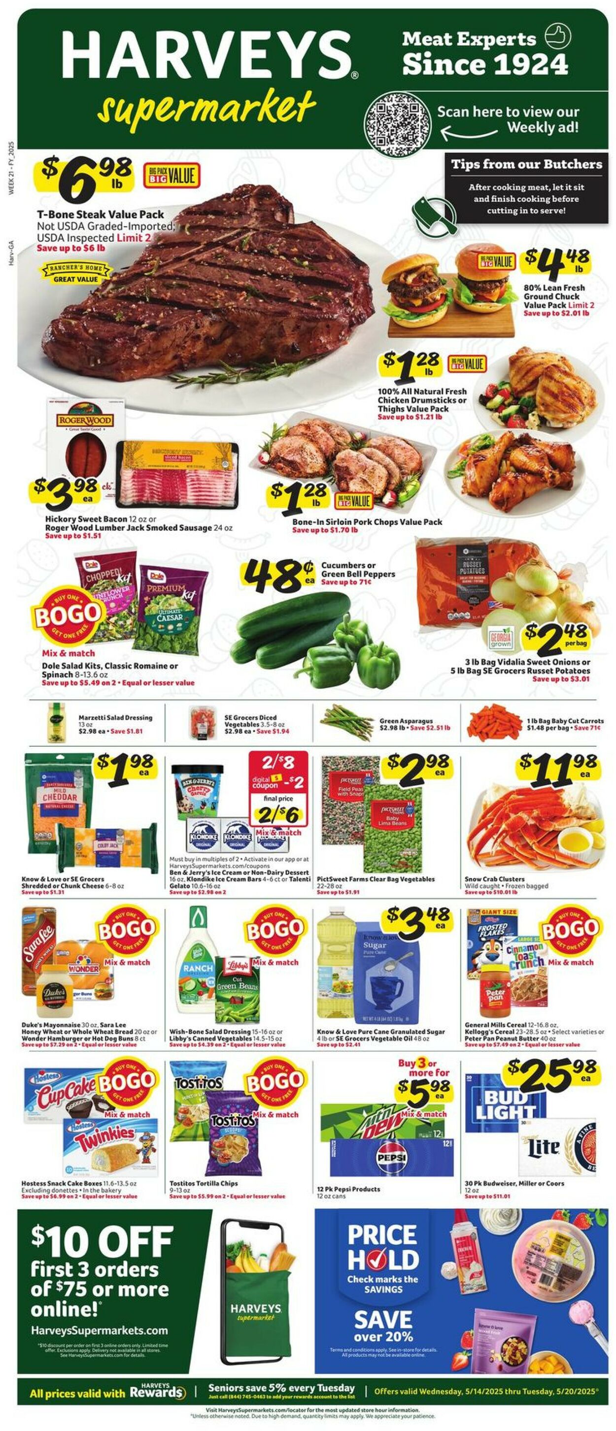 Catalogue Harveys Supermarket from 05/14/2025