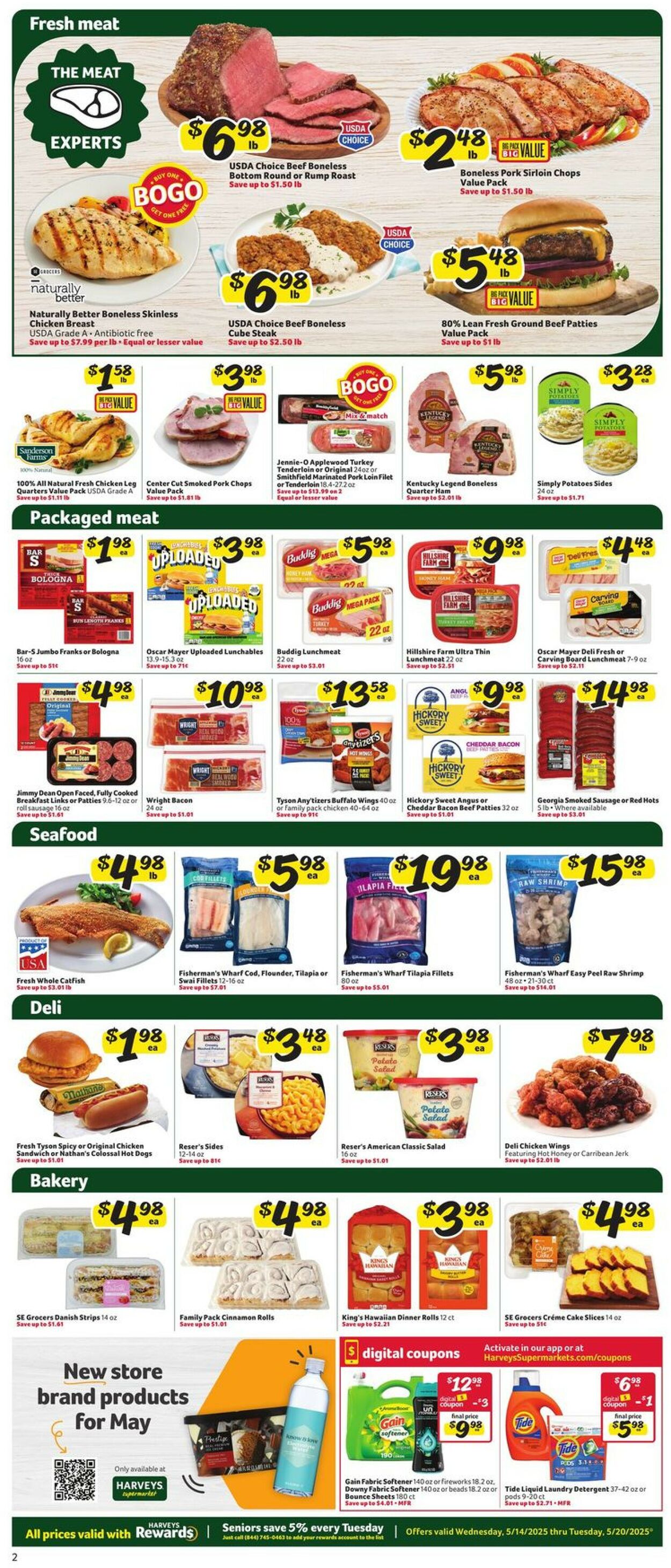 Catalogue Harveys Supermarket from 05/14/2025