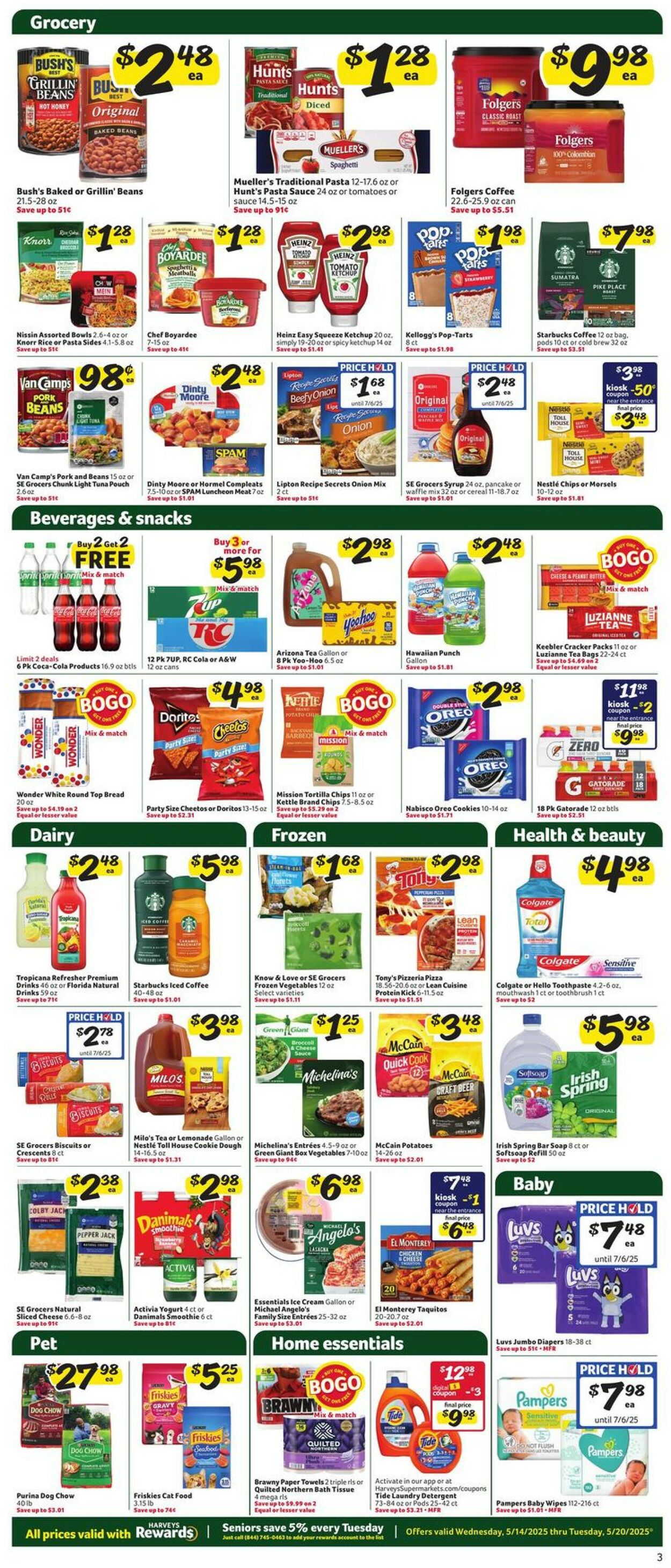 Catalogue Harveys Supermarket from 05/14/2025