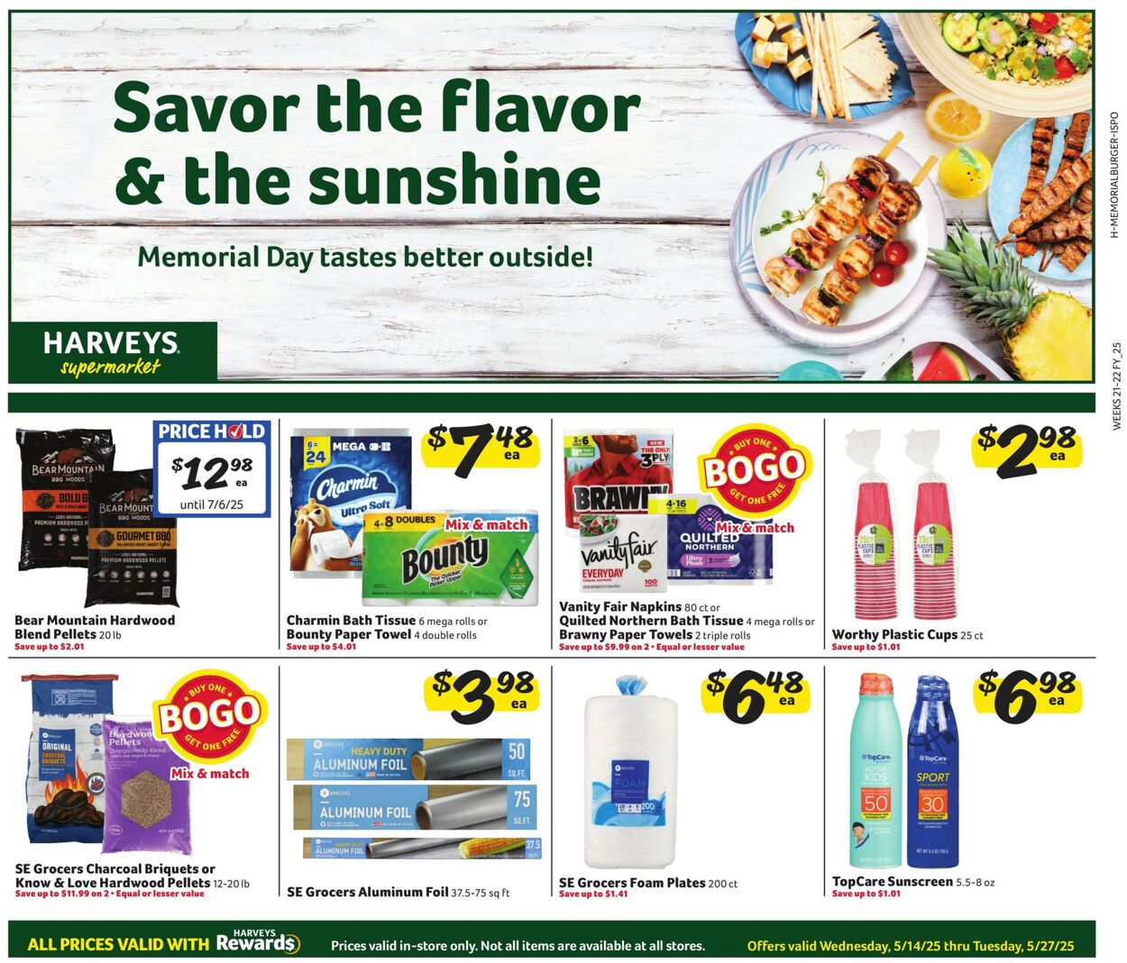 Catalogue Harveys Supermarket from 05/14/2025