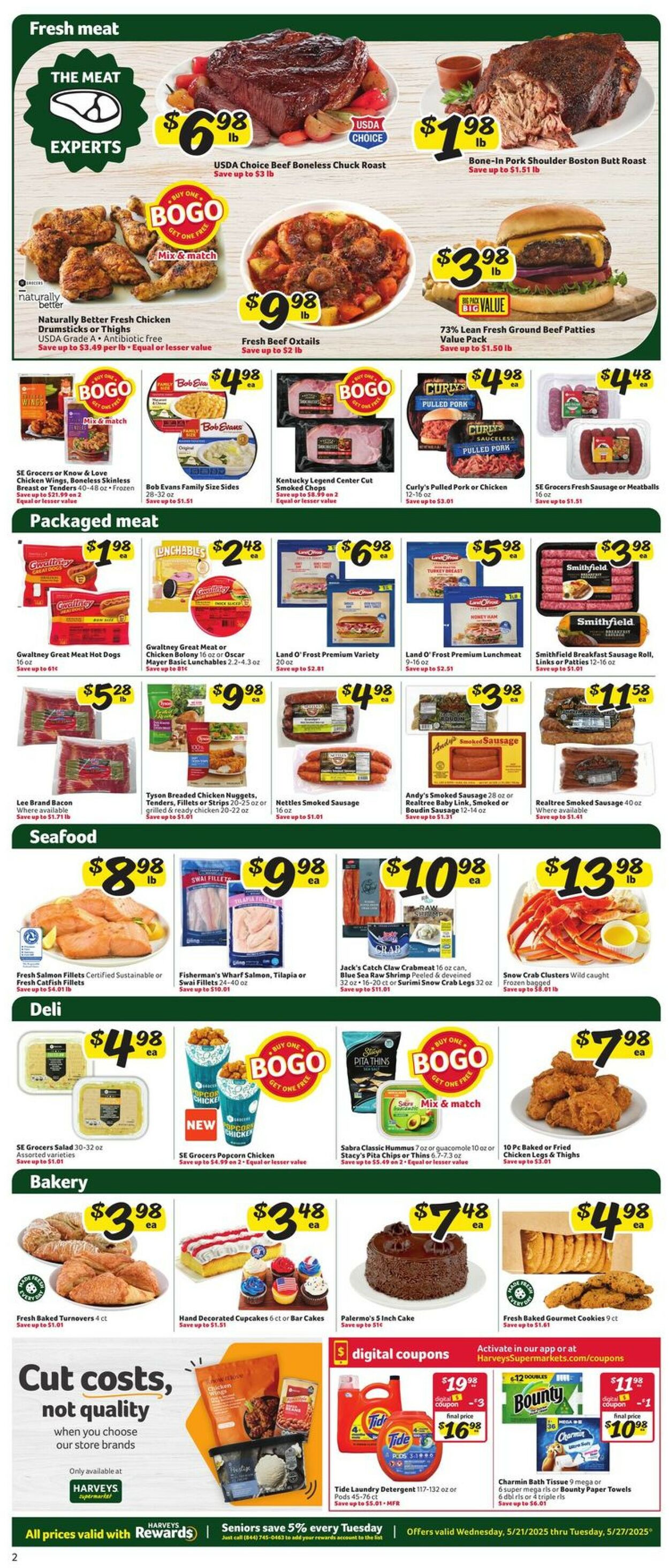 Catalogue Harveys Supermarket from 05/21/2025
