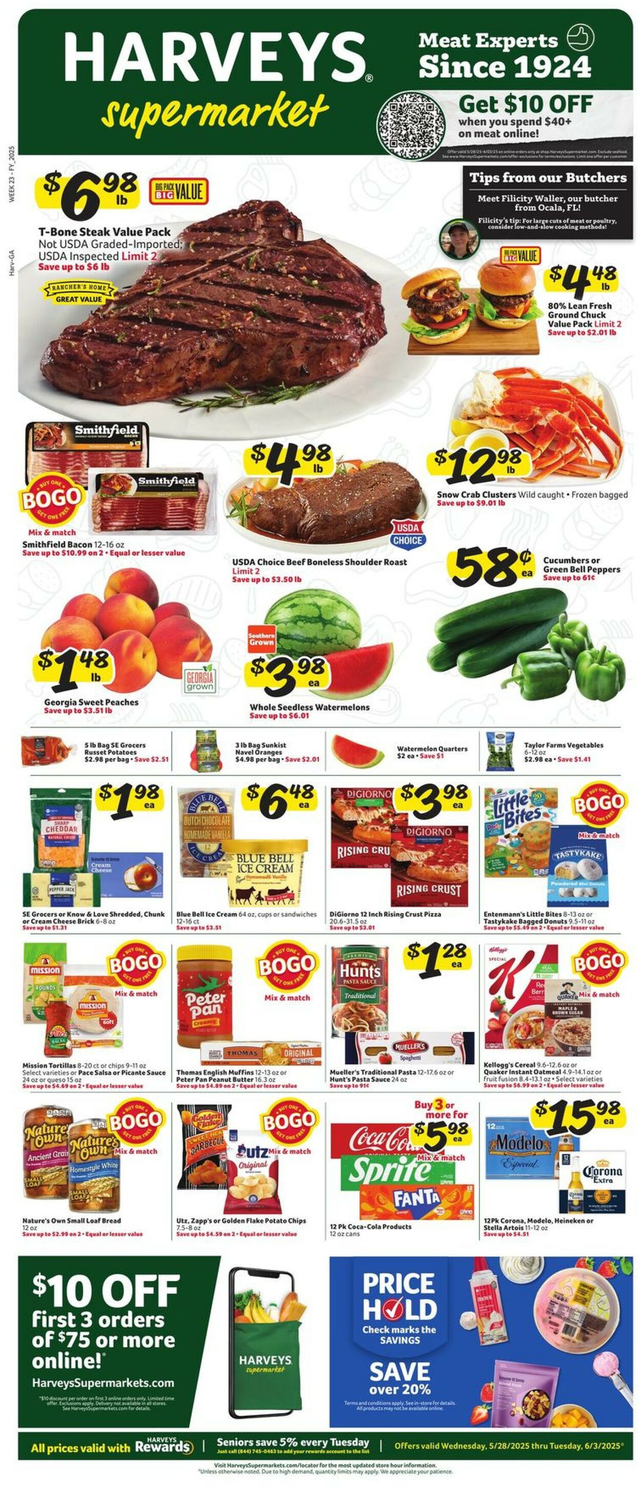 Catalogue Harveys Supermarket from 05/28/2025