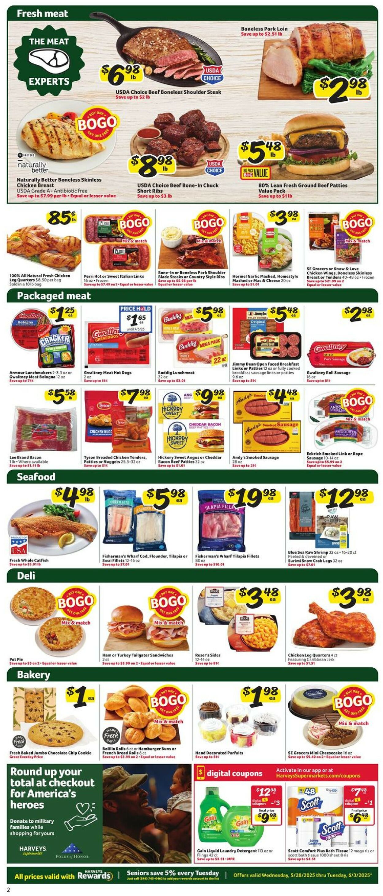 Catalogue Harveys Supermarket from 05/28/2025