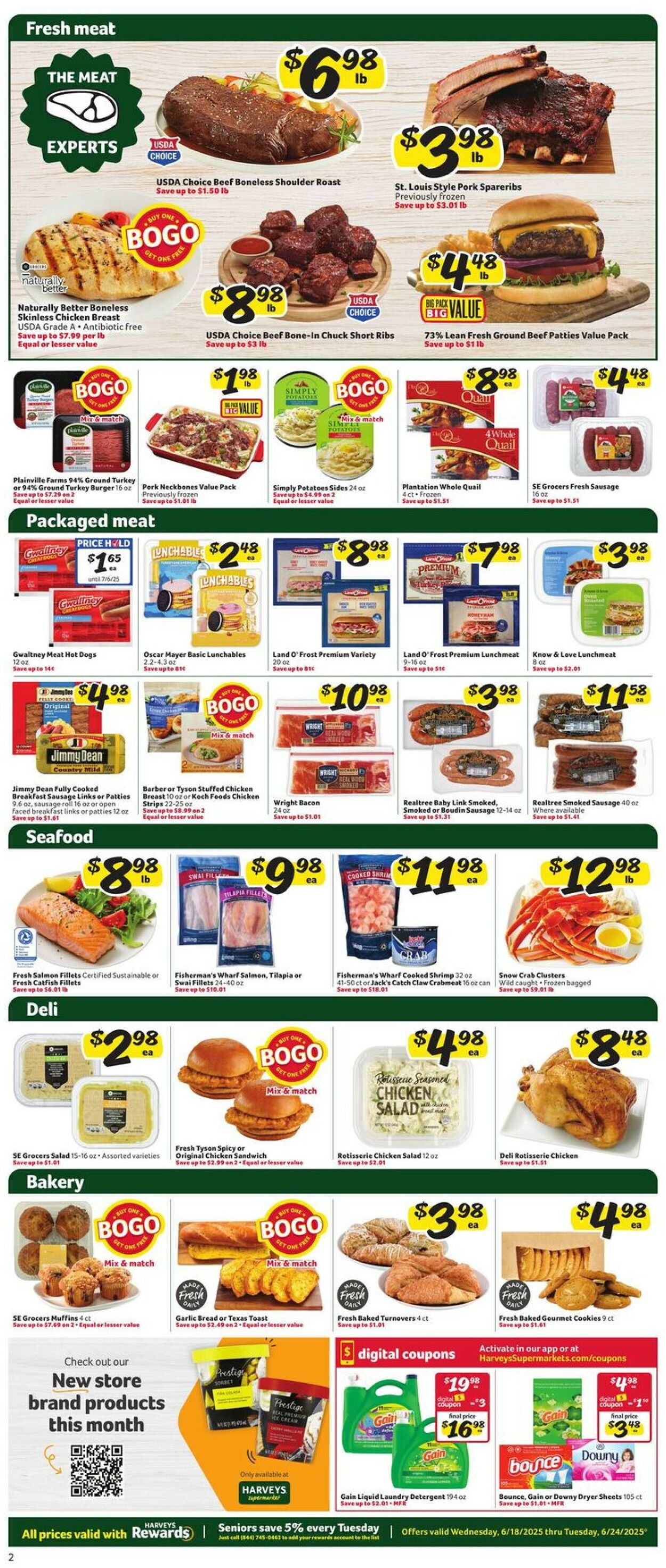 Catalogue Harveys Supermarket from 06/18/2025