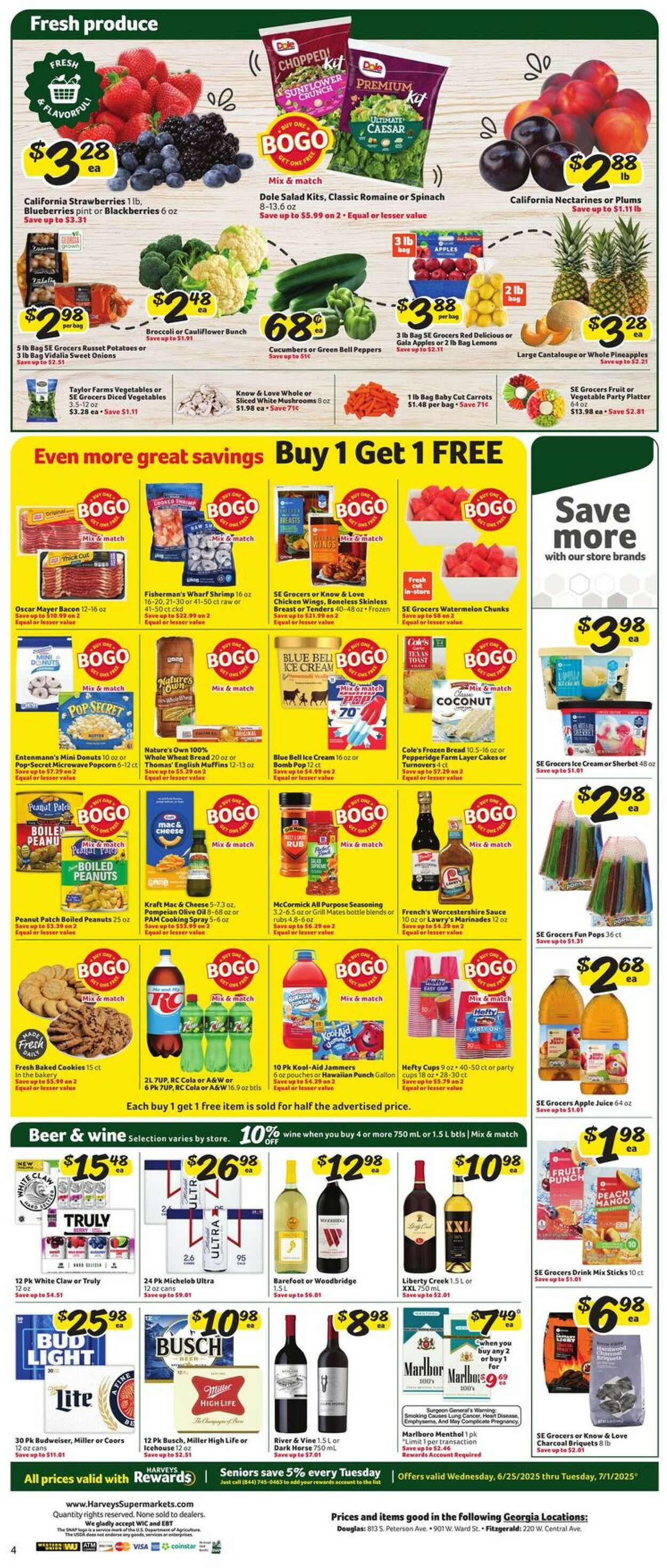 Catalogue Harveys Supermarket from 06/25/2025