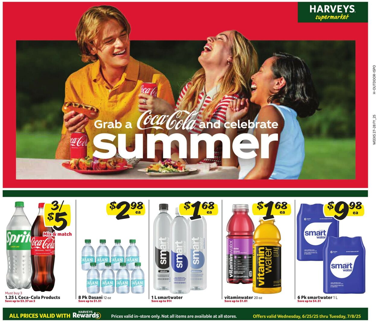 Catalogue Harveys Supermarket from 06/25/2025