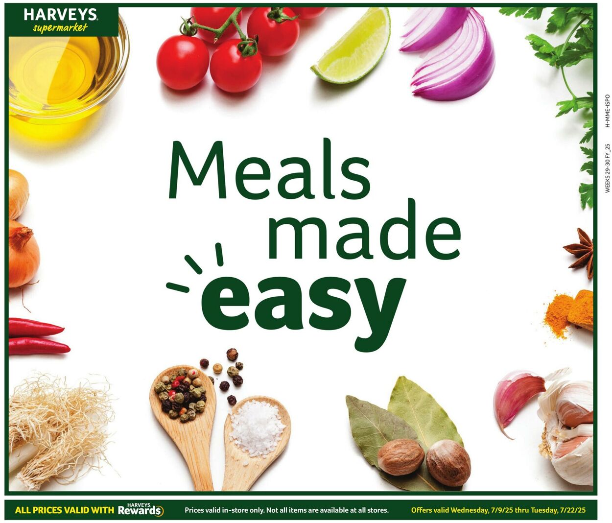 Catalogue Harveys Supermarket from 07/09/2025
