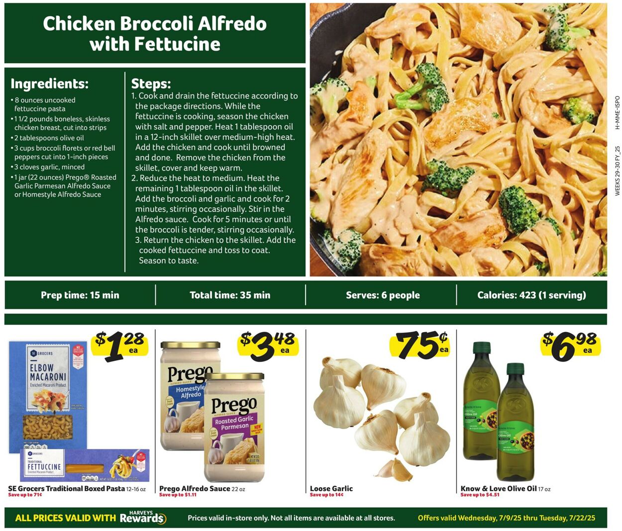 Catalogue Harveys Supermarket from 07/09/2025