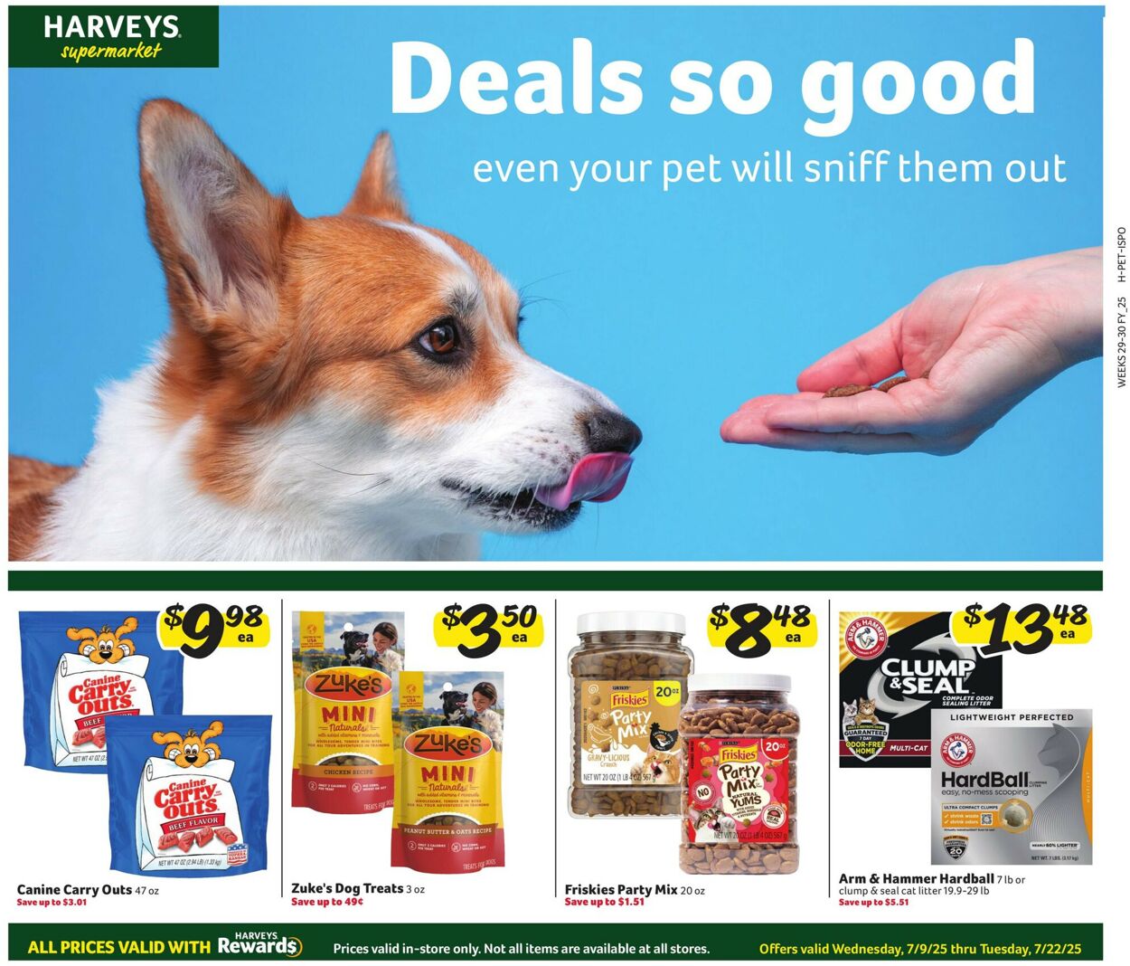 Catalogue Harveys Supermarket from 07/09/2025