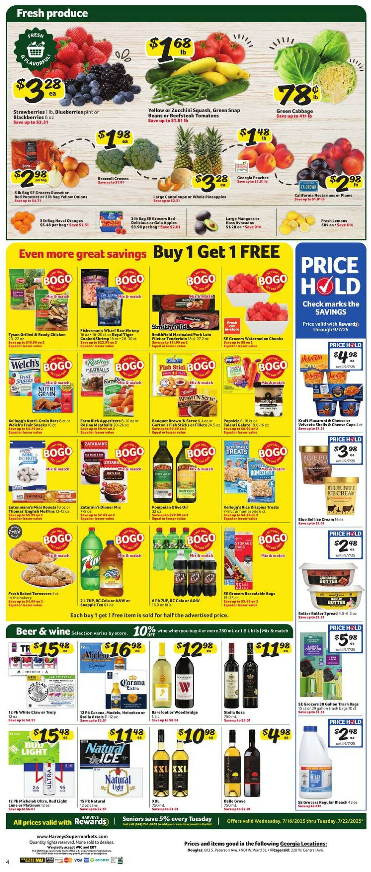 Catalogue Harveys Supermarket from 07/16/2025