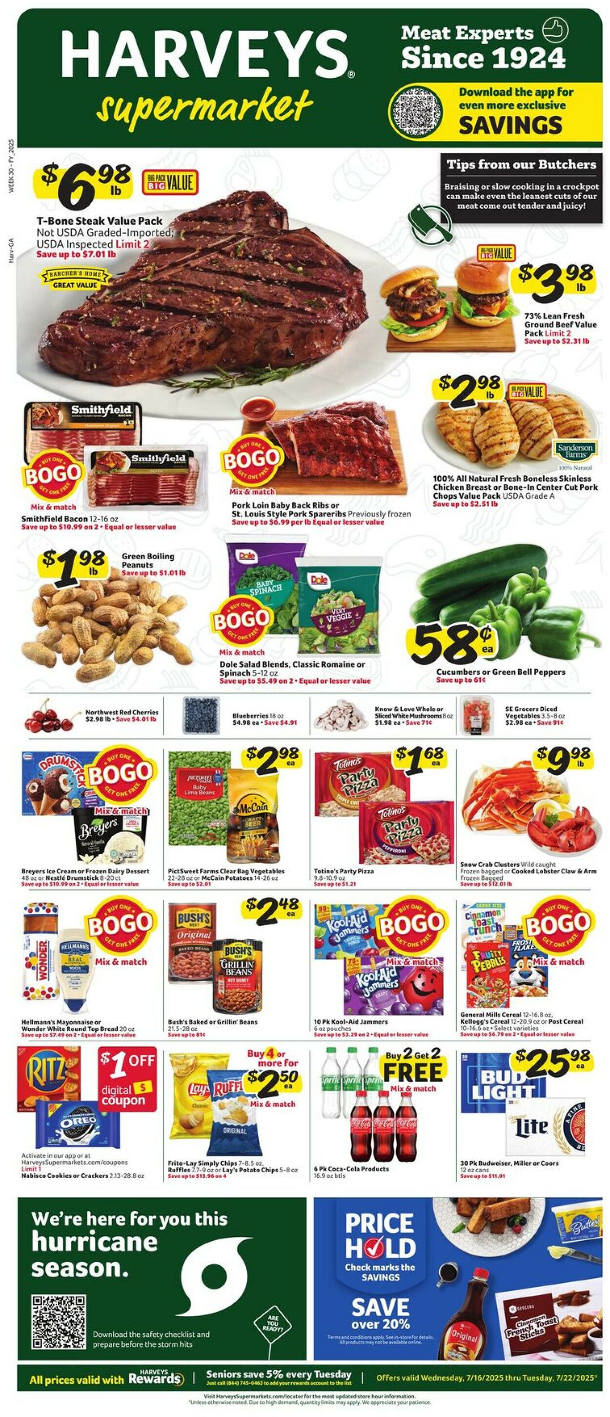 Catalogue Harveys Supermarket from 07/16/2025