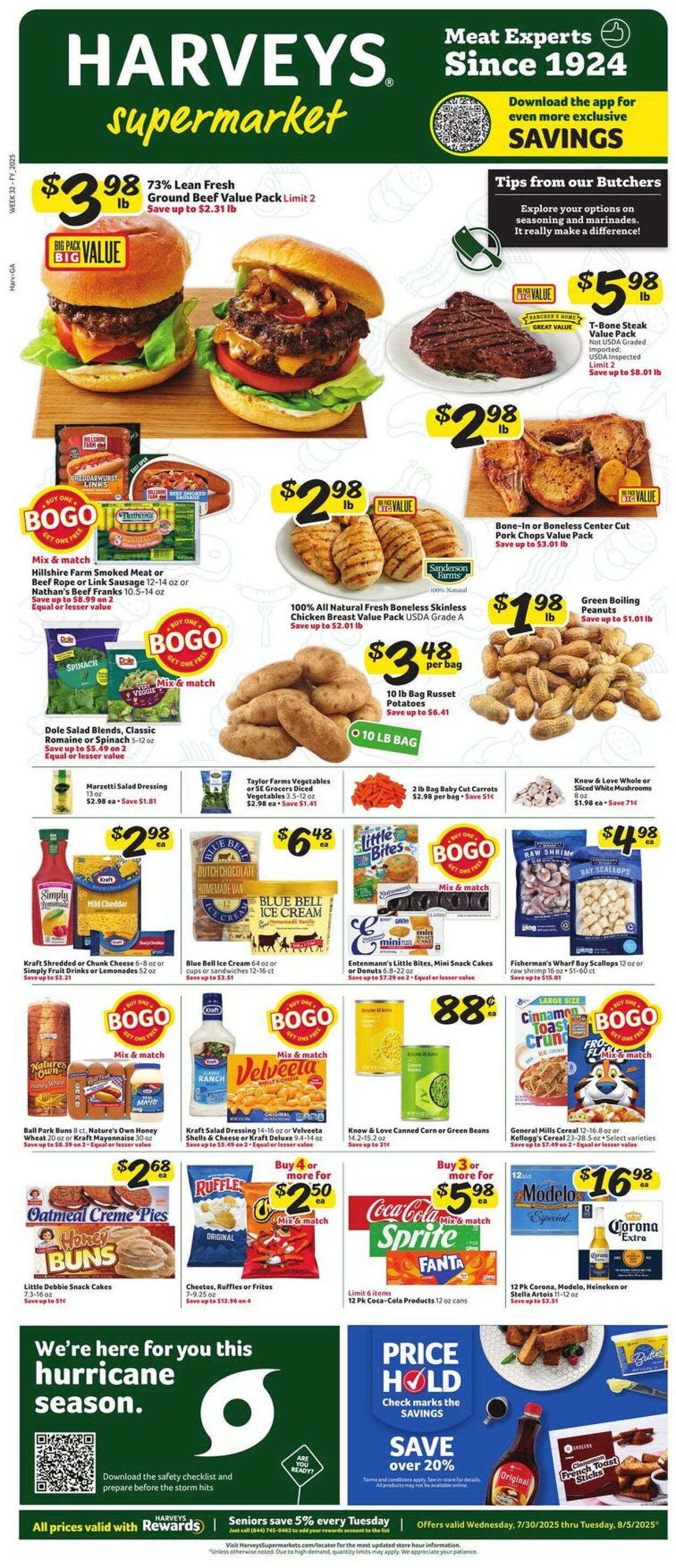 Catalogue Harveys Supermarket from 07/30/2025
