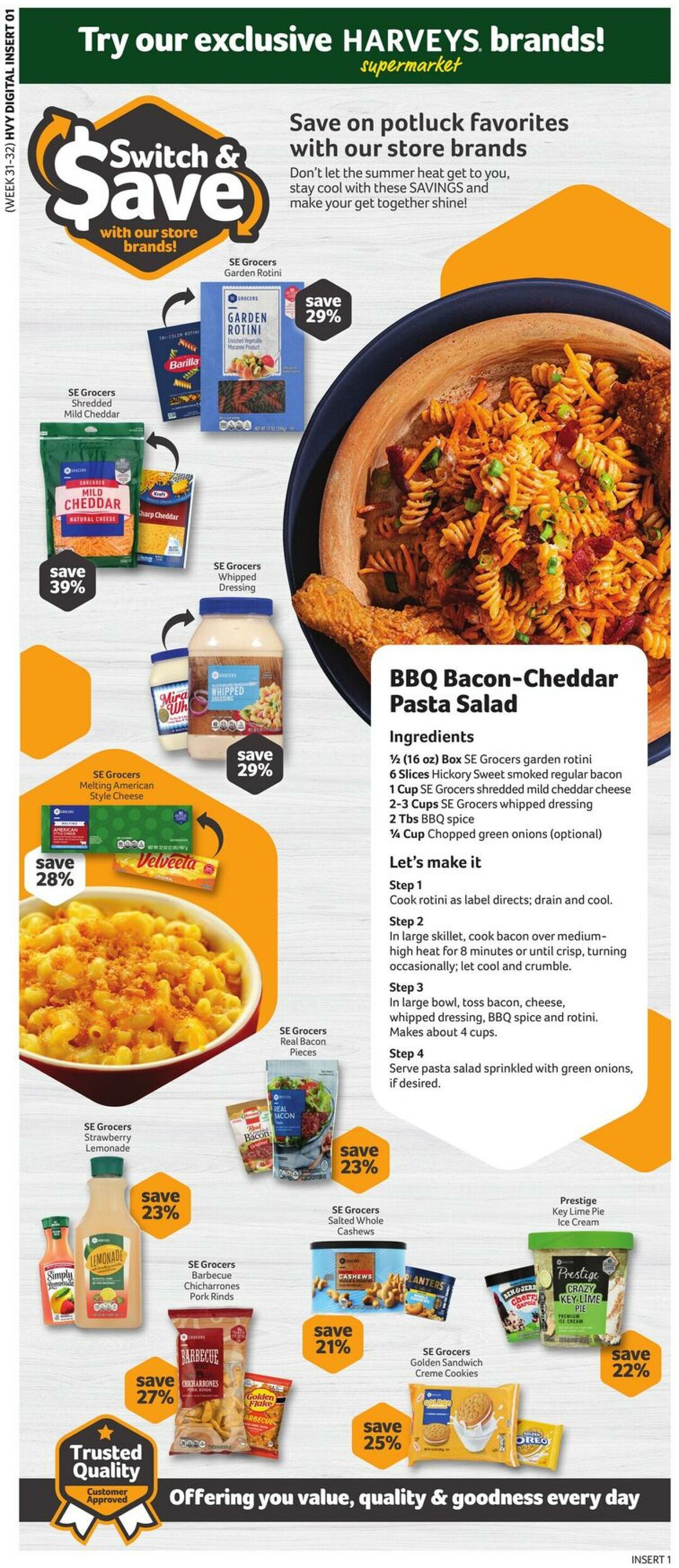 Catalogue Harveys Supermarket from 07/30/2025
