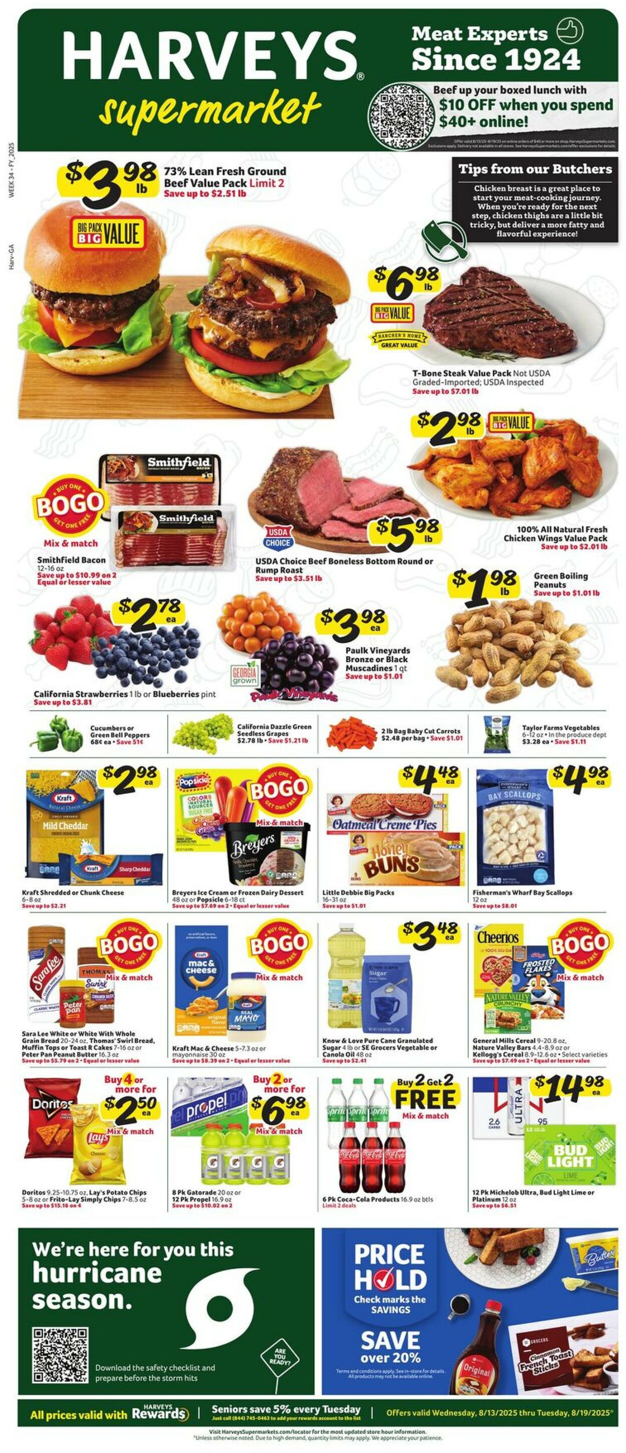 Catalogue Harveys Supermarket from 08/13/2025
