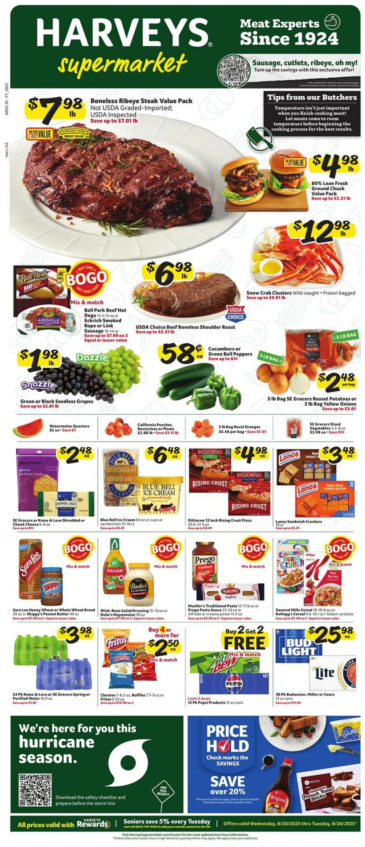 Catalogue Harveys Supermarket from 08/20/2025