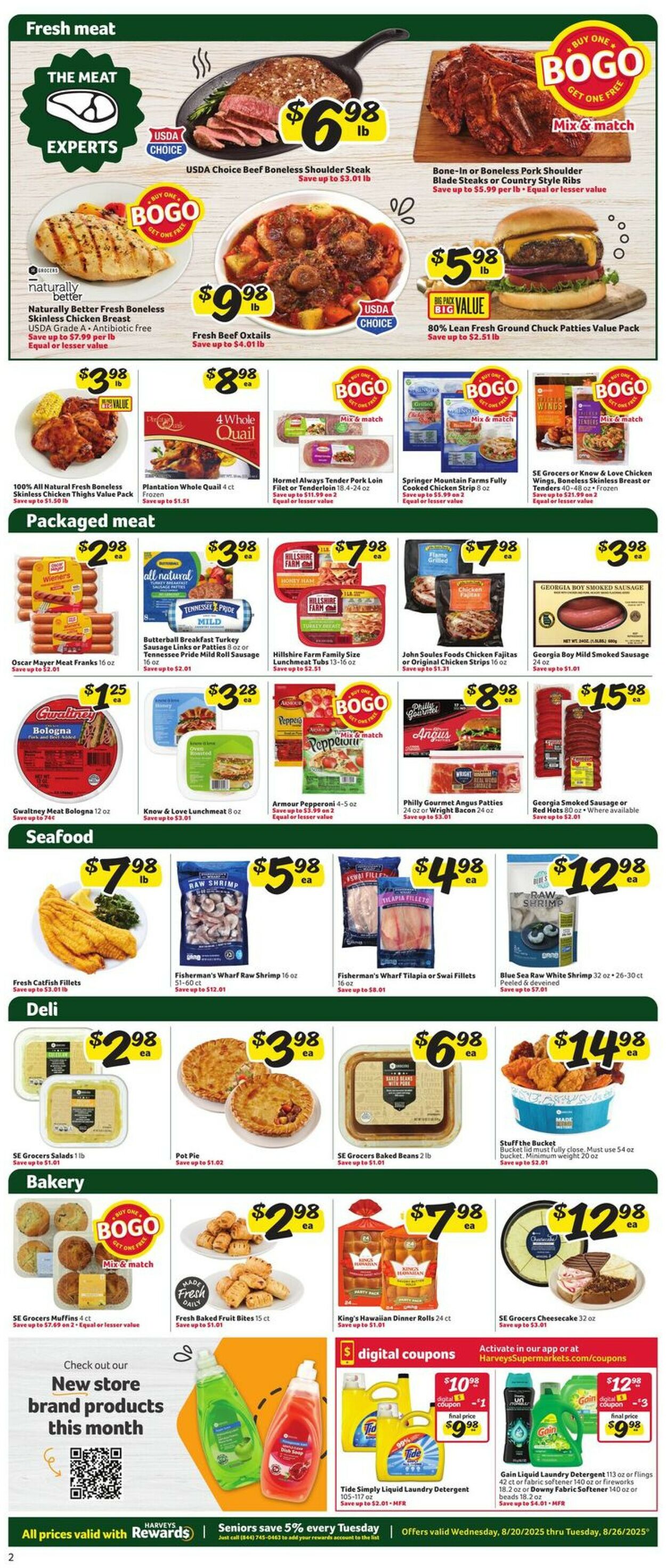 Catalogue Harveys Supermarket from 08/20/2025