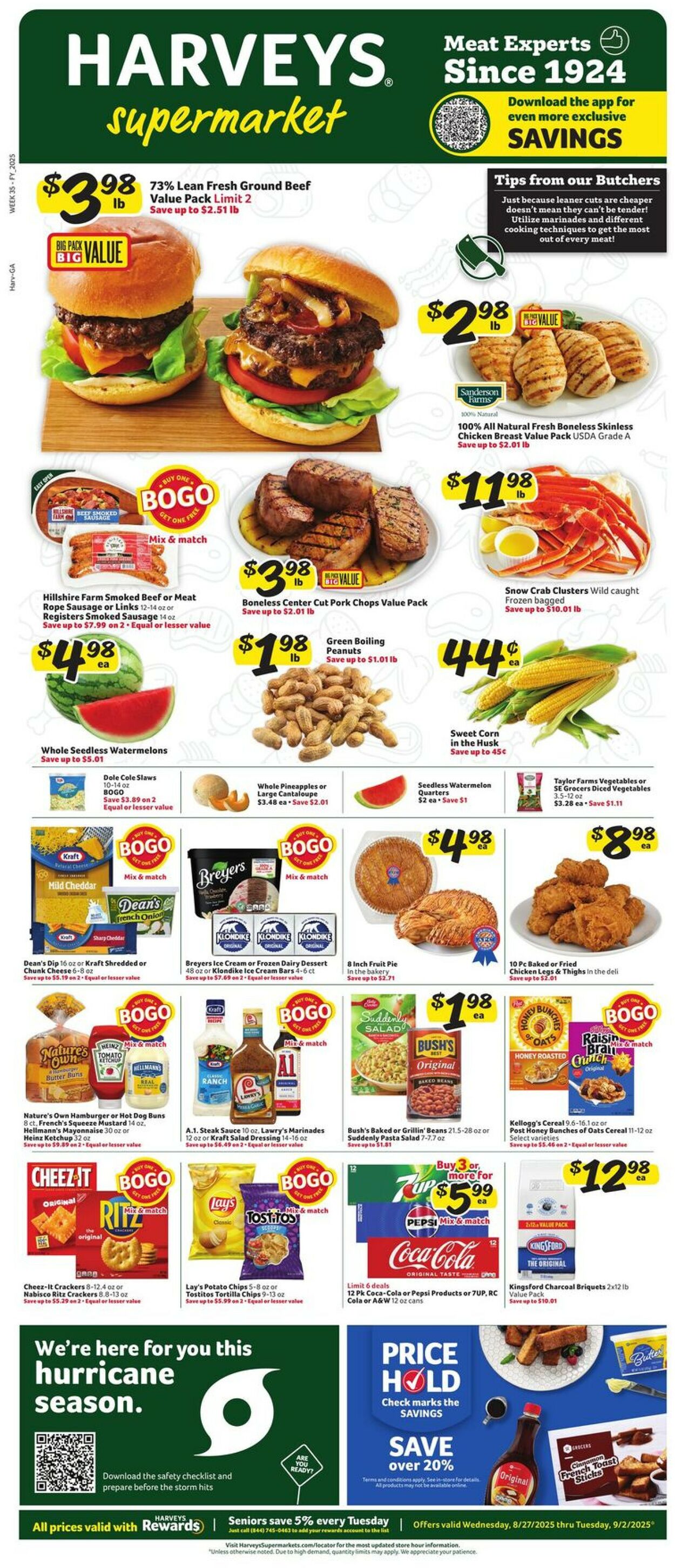 Catalogue Harveys Supermarket from 08/27/2025