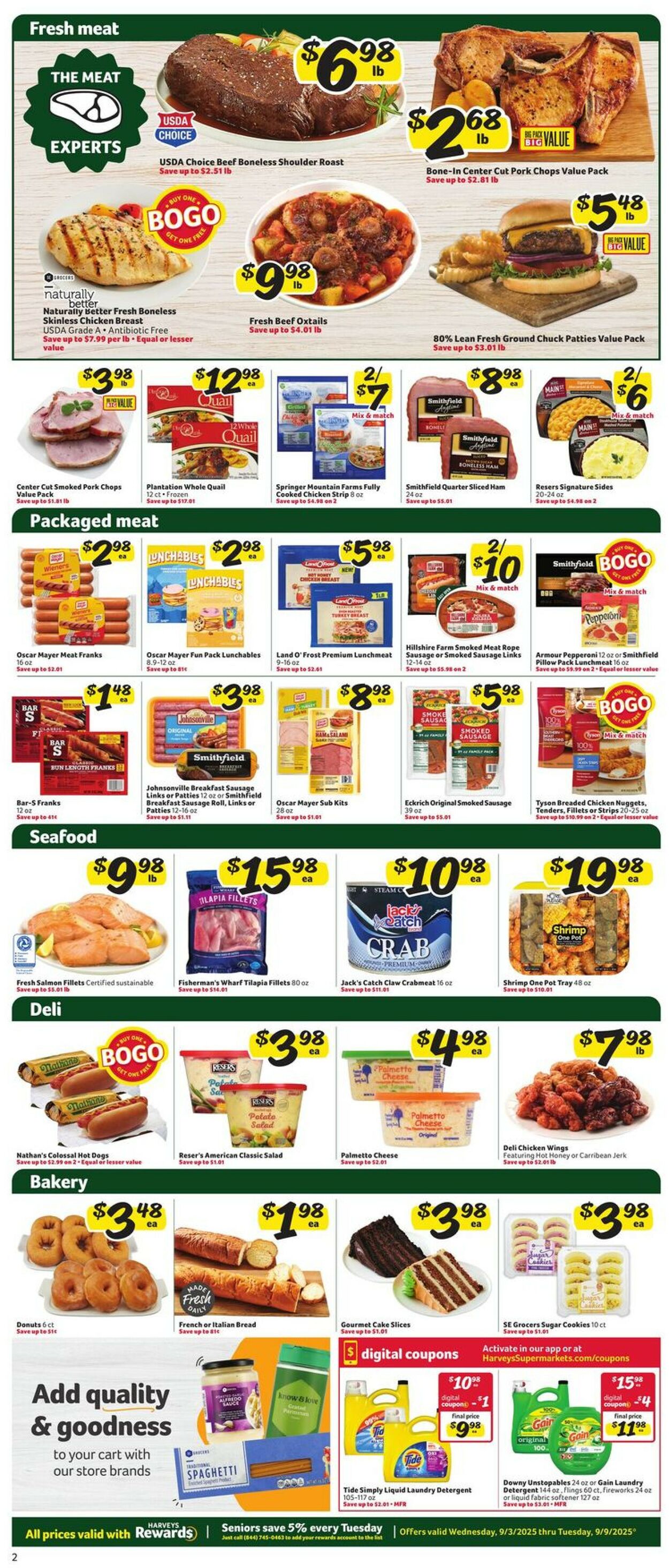 Catalogue Harveys Supermarket from 09/03/2025