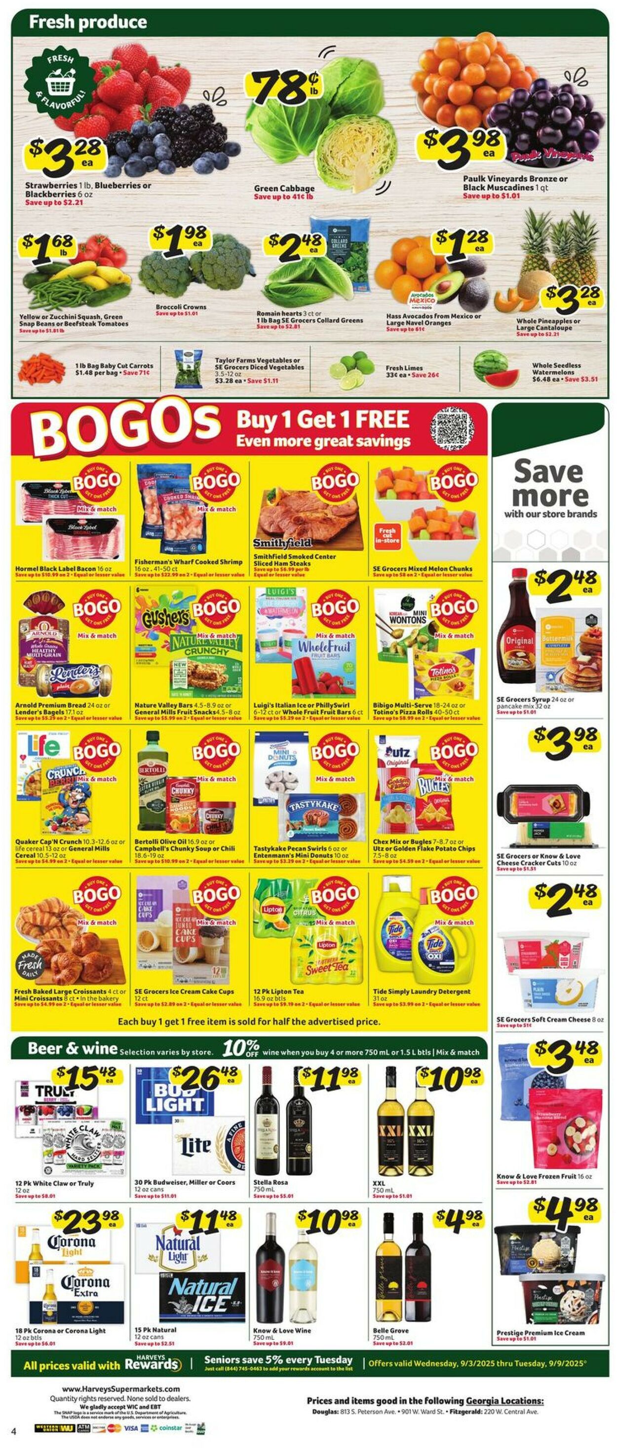 Catalogue Harveys Supermarket from 09/03/2025