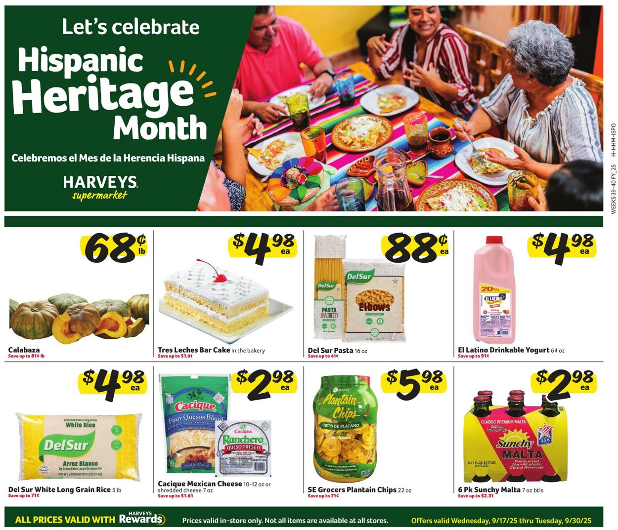 Catalogue Harveys Supermarket from 09/17/2025