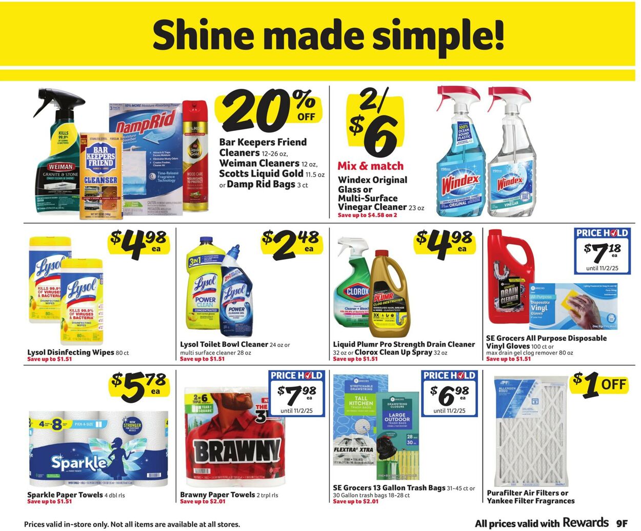 Catalogue Harveys Supermarket from 10/01/2025