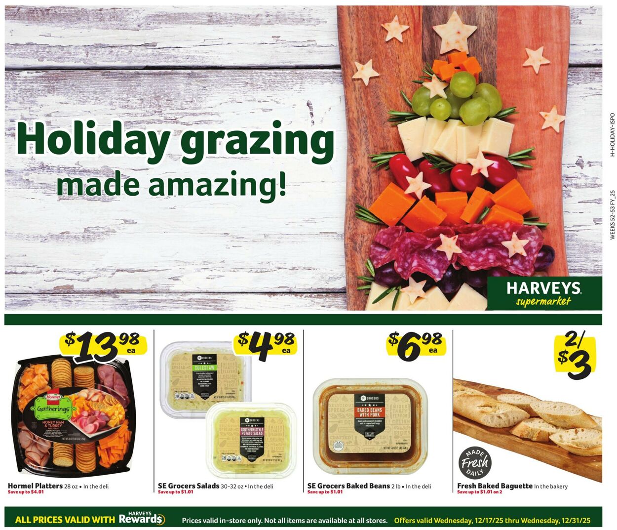 Catalogue Harveys Supermarket from 12/17/2025