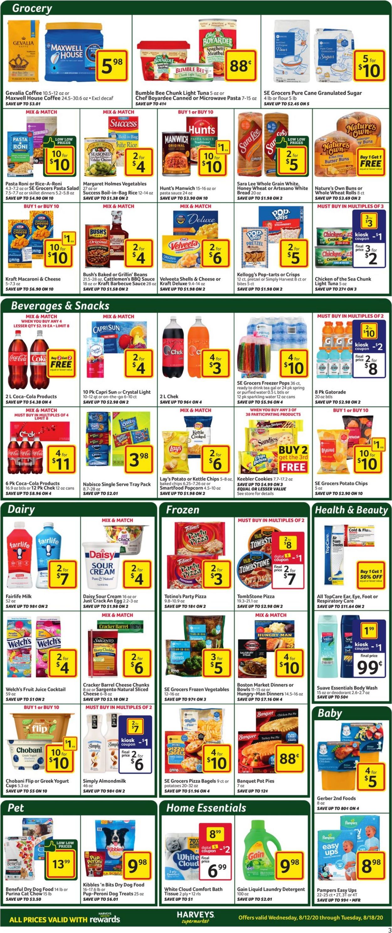 Catalogue Harveys Supermarket from 08/12/2020