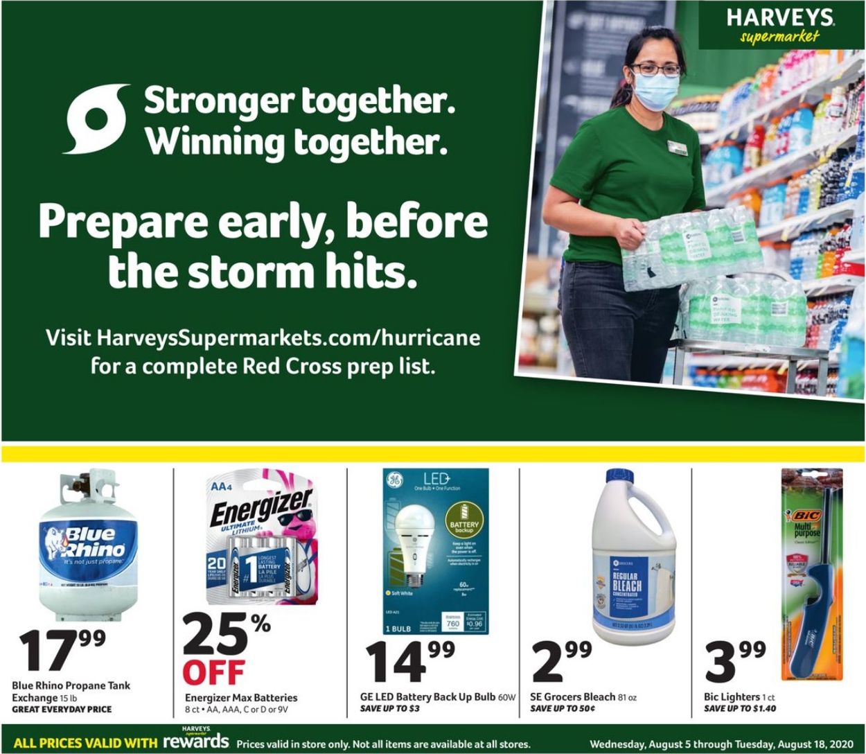 Catalogue Harveys Supermarket from 08/05/2020
