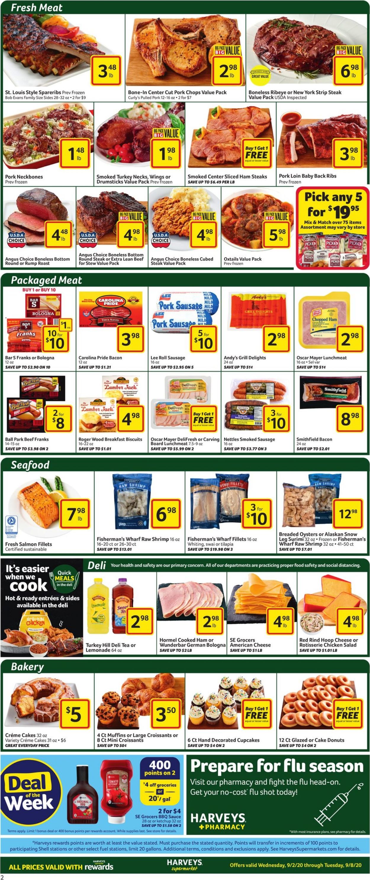 Catalogue Harveys Supermarket from 09/02/2020