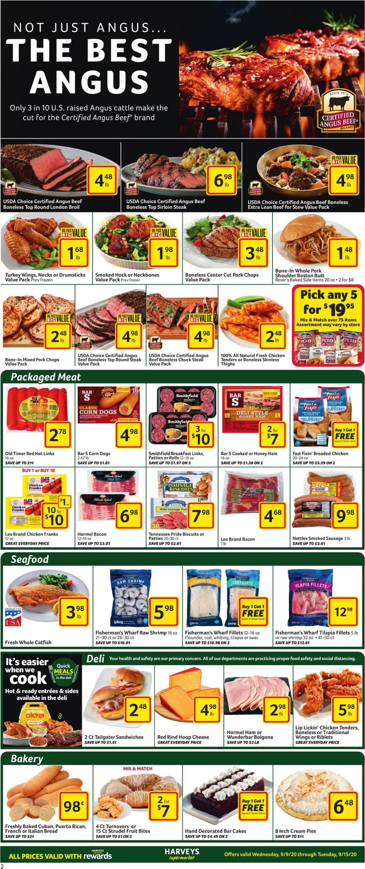 Catalogue Harveys Supermarket from 09/09/2020